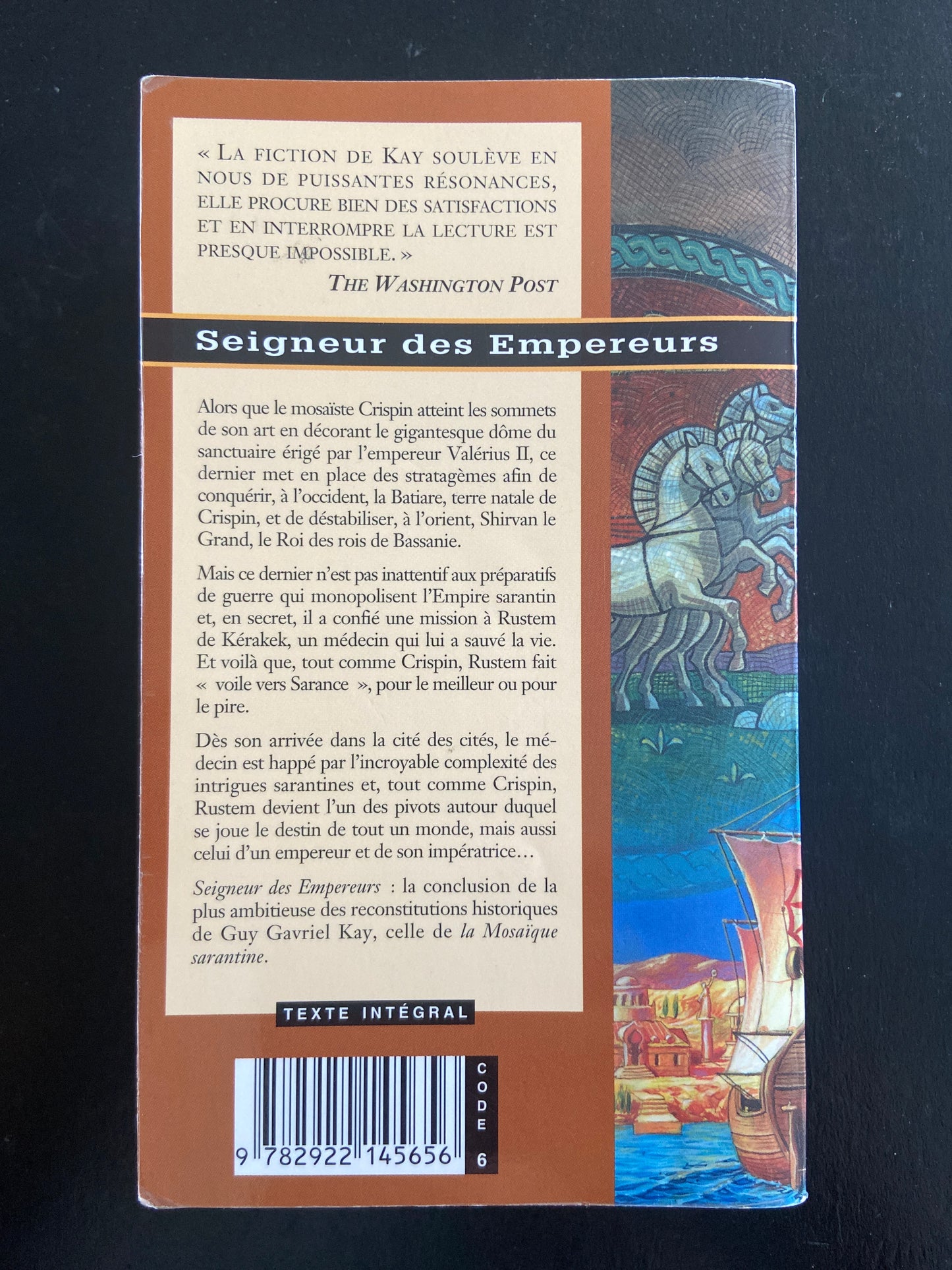 LA MOSAÏQUE SARANTINE - T.02 SEIGNEUR DES EMPEREURS