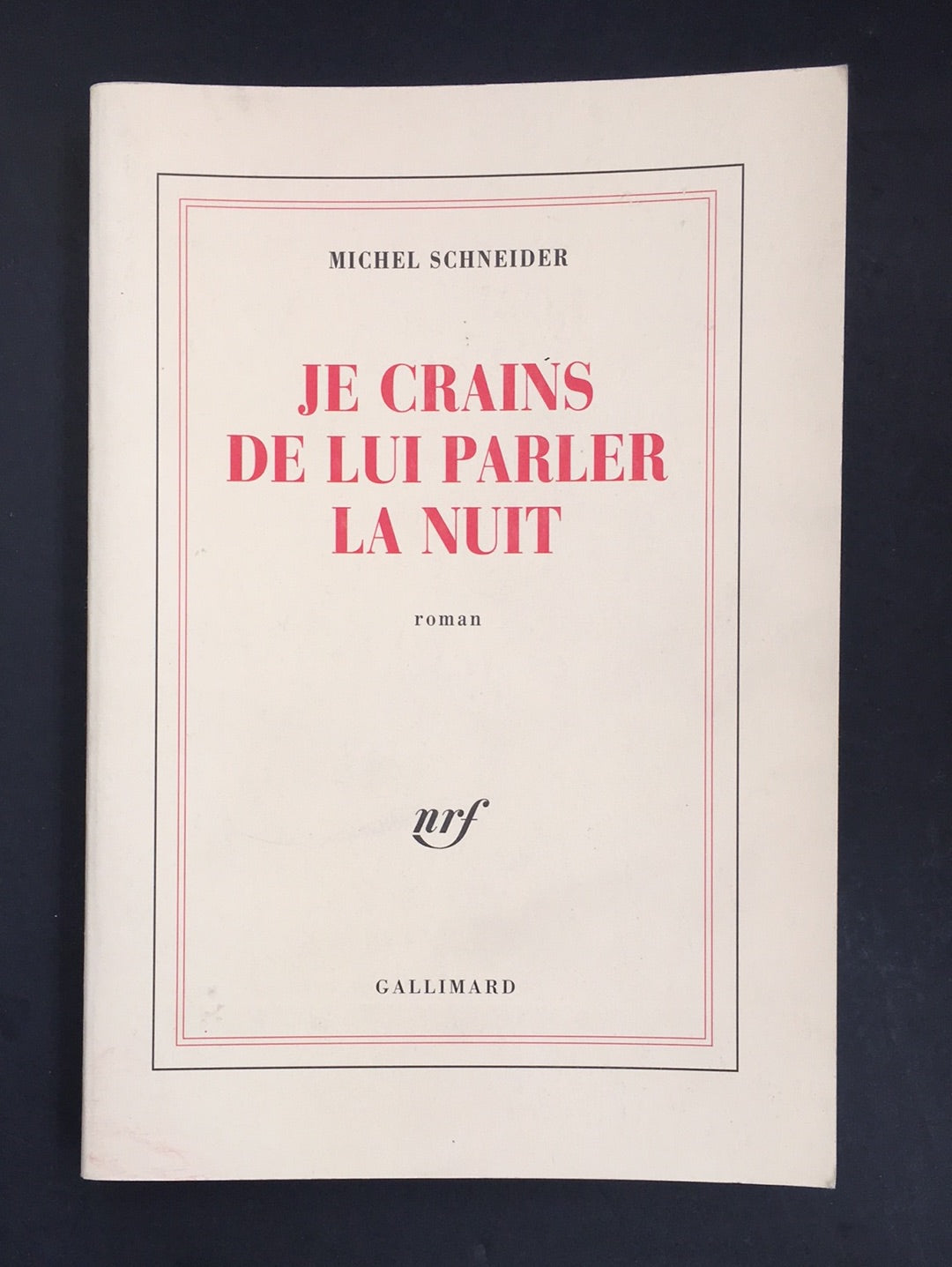 JE CRAINS DE PARLER DE LUI