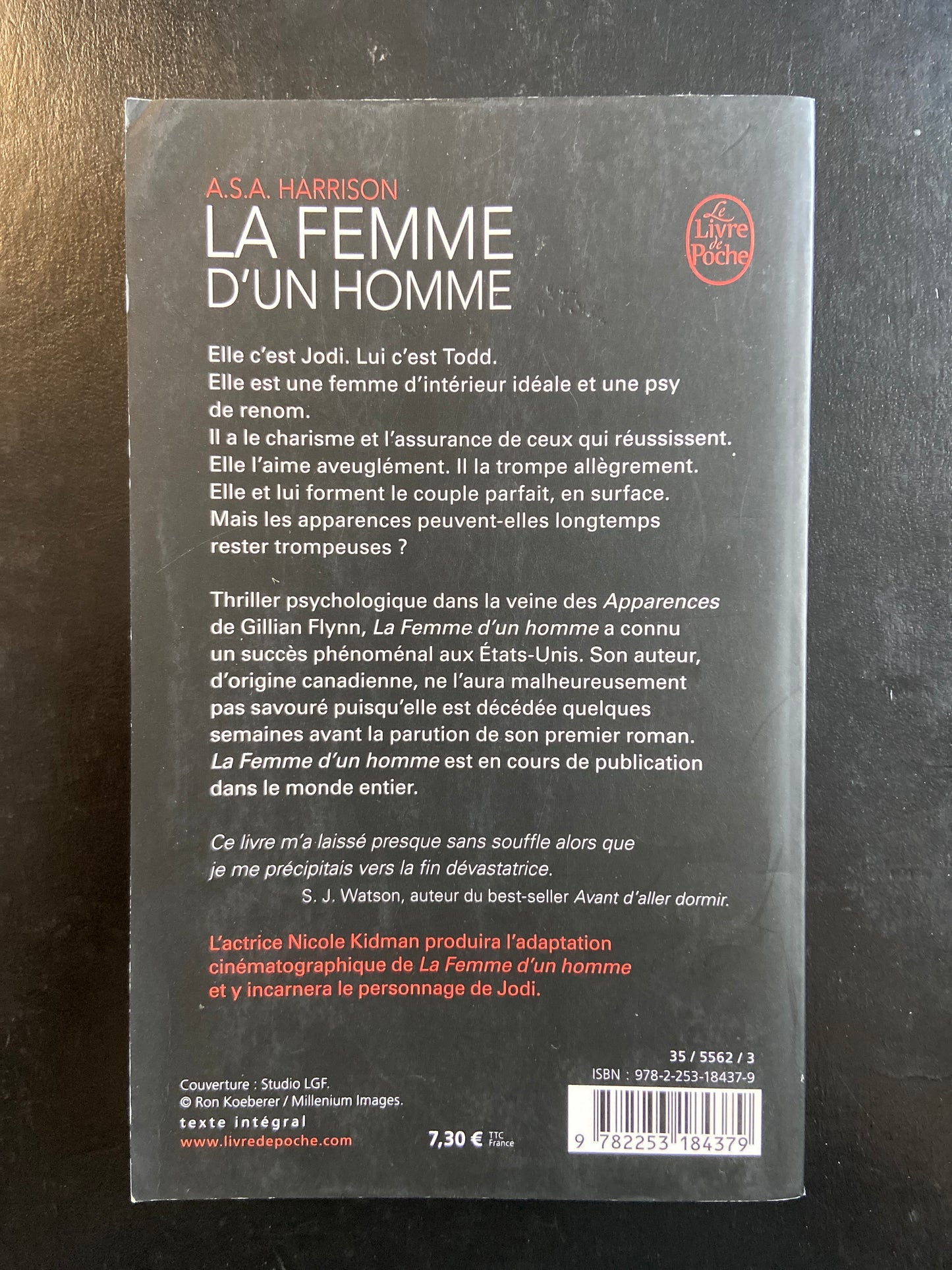 LA FEMME D'UN HOMME