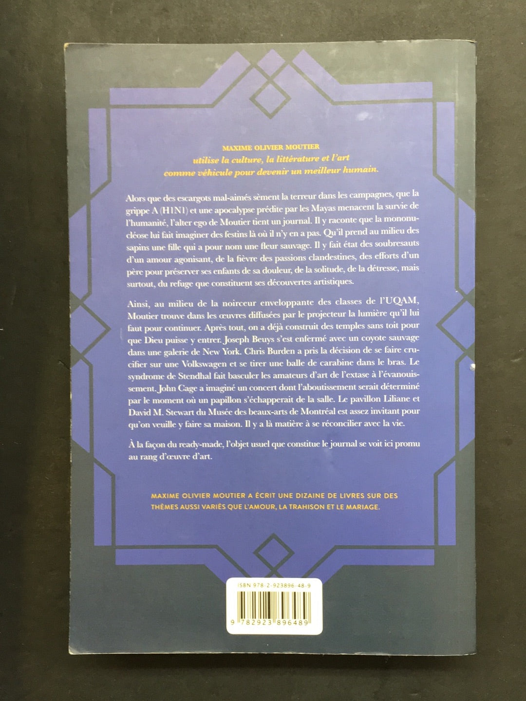 JOURNAL D'UN ÉTUDIANT EN HISTOIRE DE L'ART