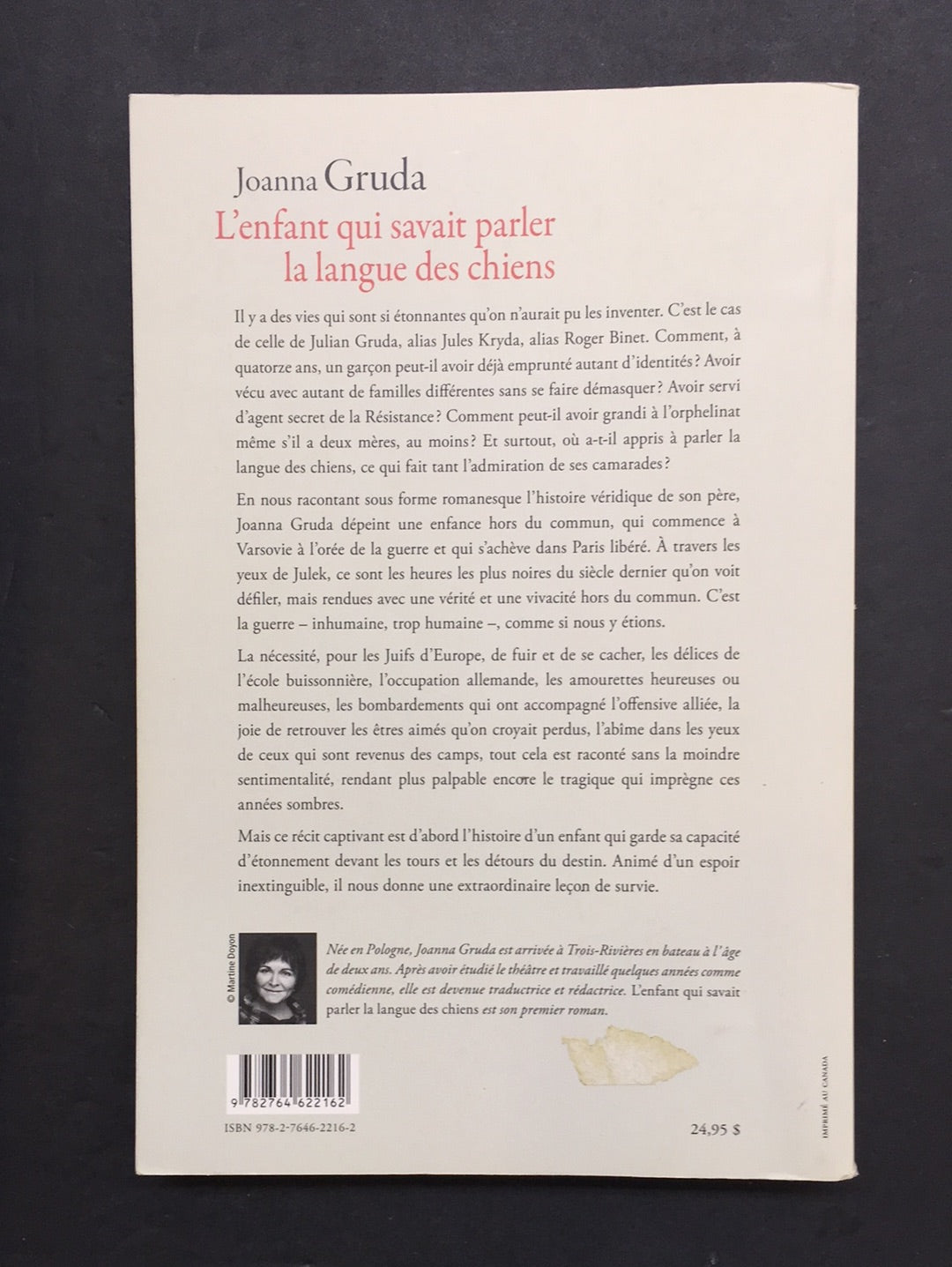L'ENFANT QUI SAVAIT PARLER LA LANGUE DES CHIENS