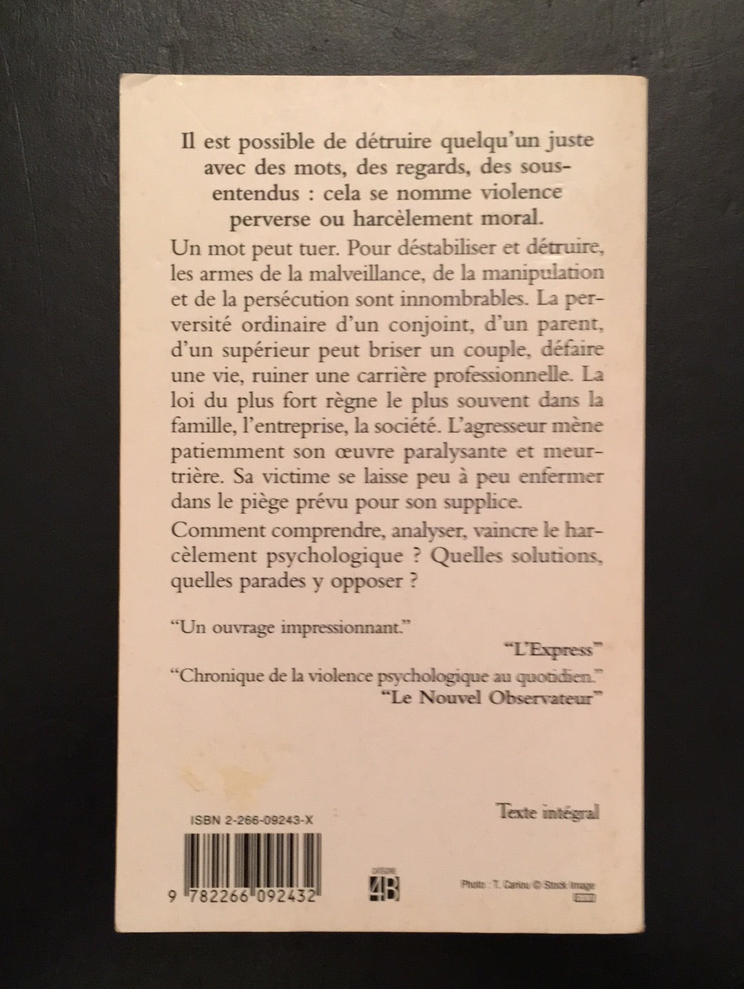 LE HARCÈLEMENT MORAL