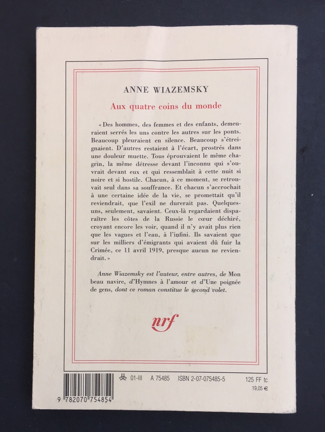 AUX QUATRE COINS DU MONDE