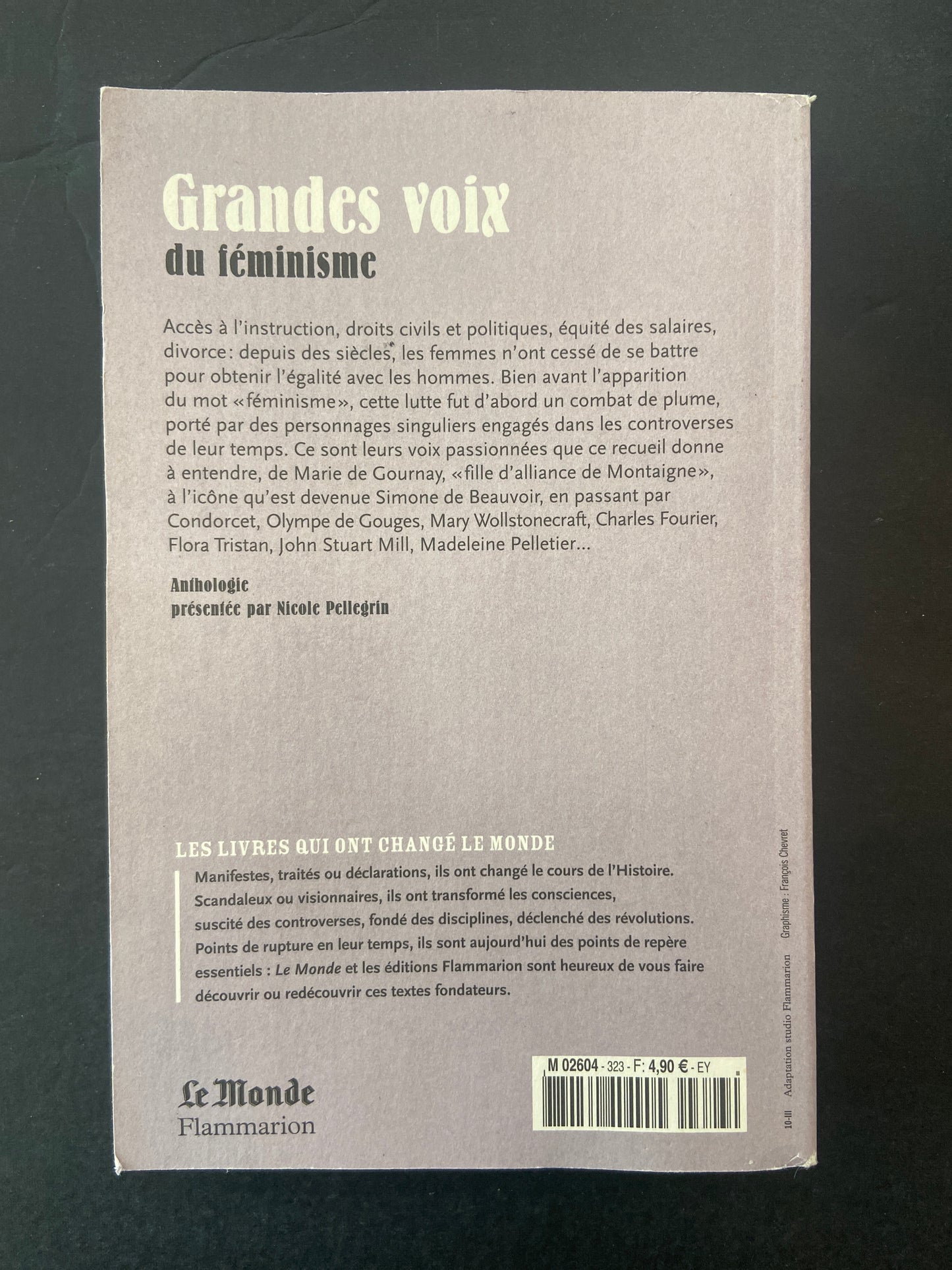 LES LIVRES QUI ONT CHANGÉ LE MONDE - GRANDES VOIX DU FÉMINISME