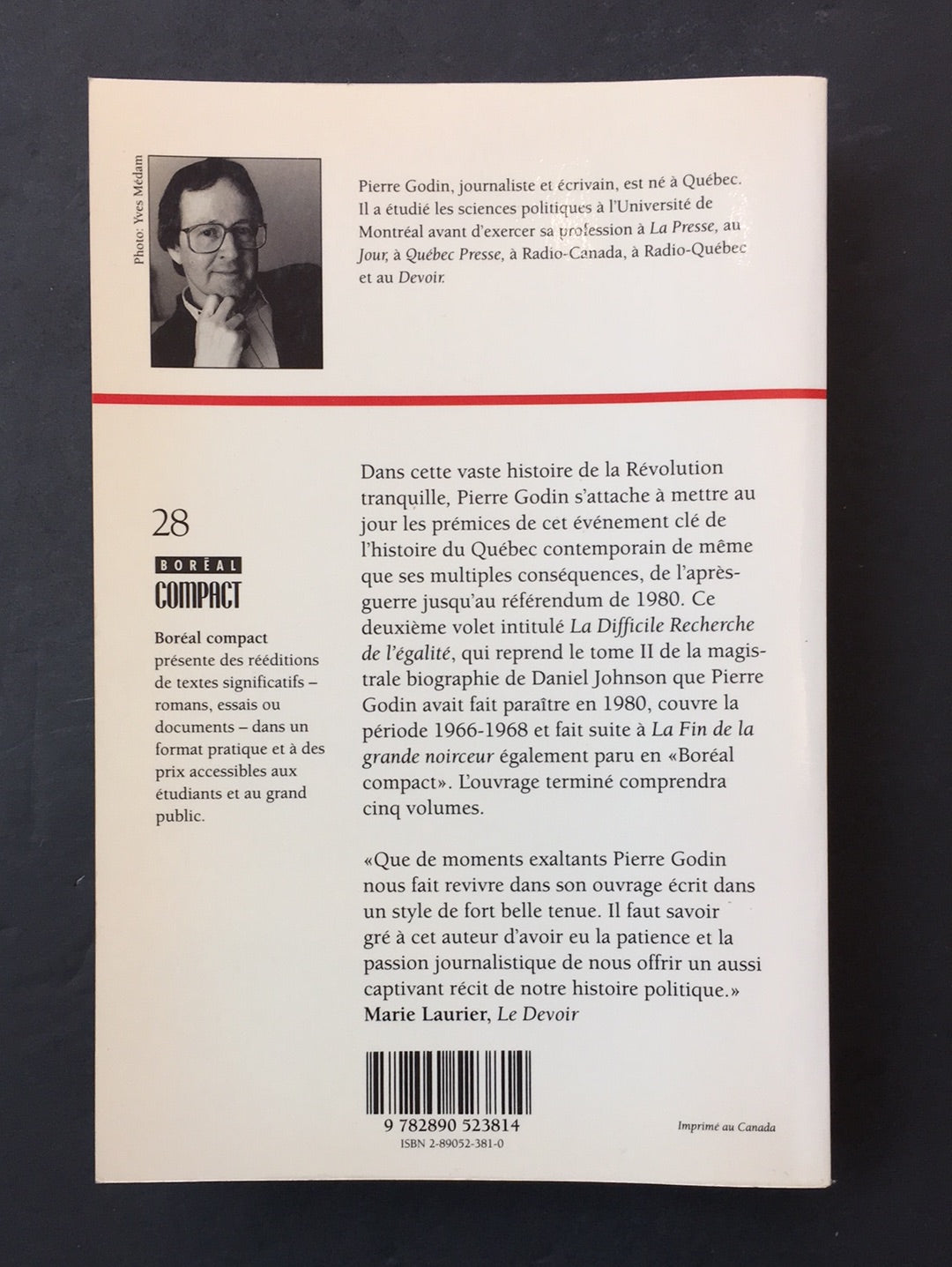 LA RÉVOLUTION TRANQUILE - TOME 02 - LA DIFFICILE RECHERCHE DE L'ÉGALITÉ