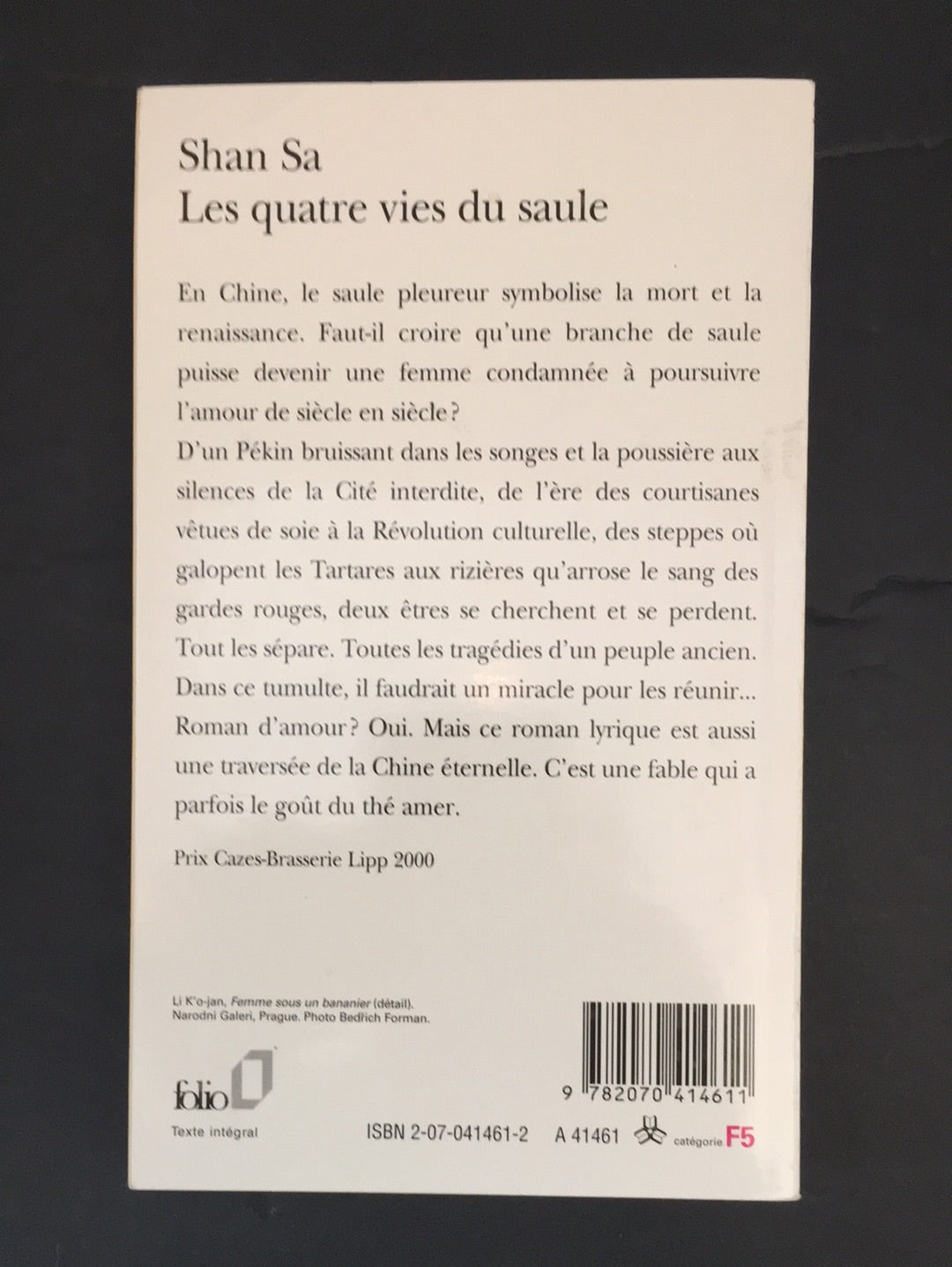 LES QUATRE VIES DU SAULE