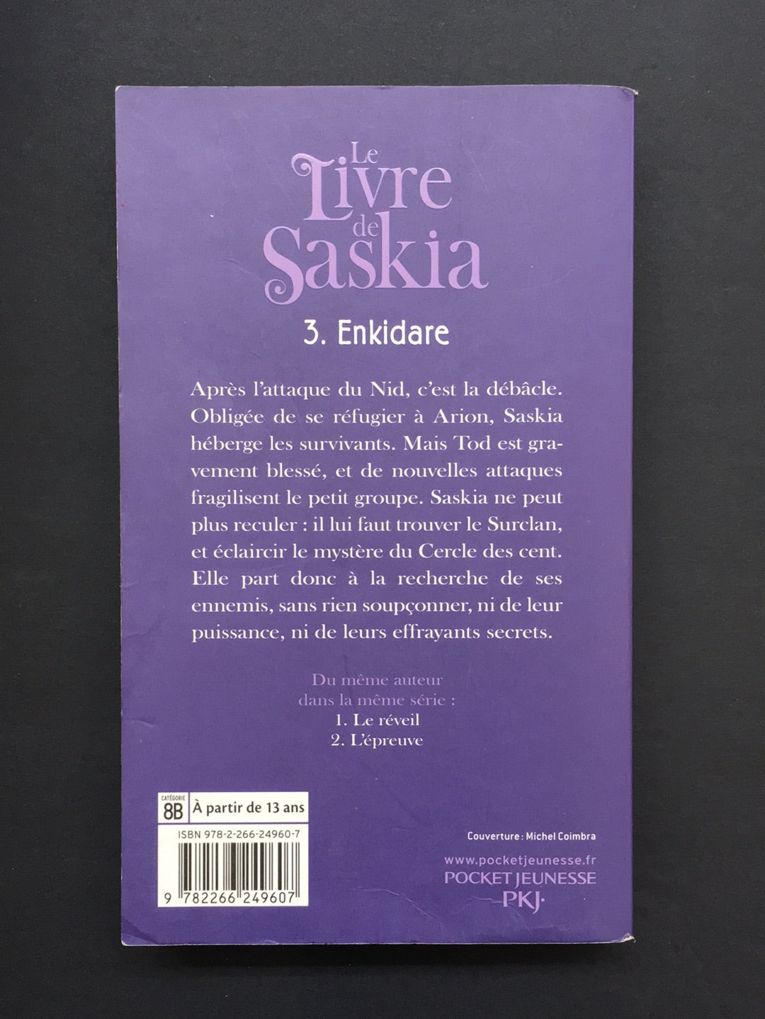 LE LIVRE DE SASKIA - T.03 ENKIDARE