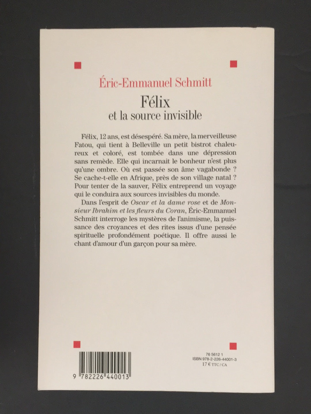 CYCLE DE L'INVISIBLE - TOME 08 - FÉLIX ET LA SOURCE INVISIBLE