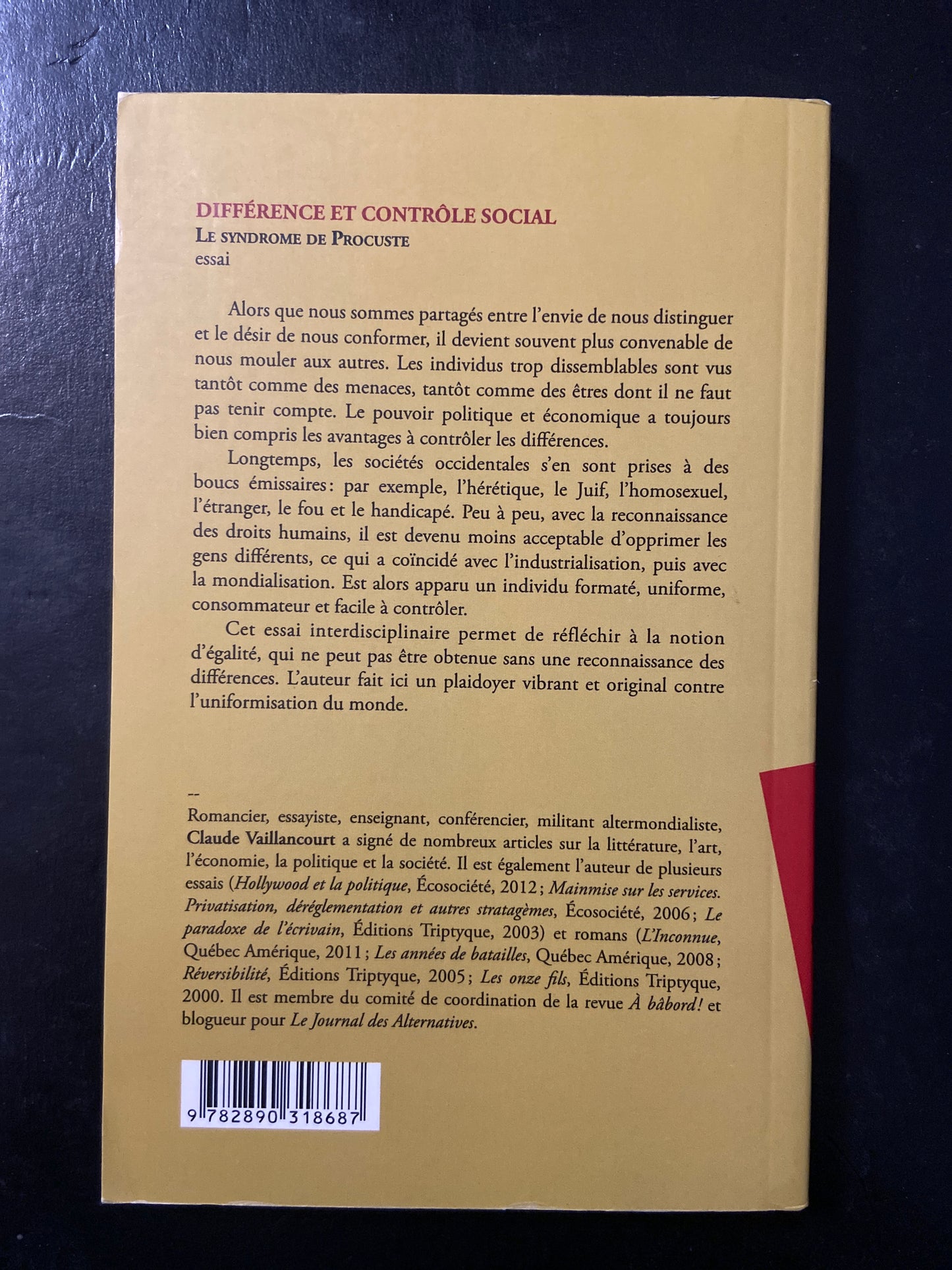 DIFFÉRENCE ET CONTRÔLE SOCIAL