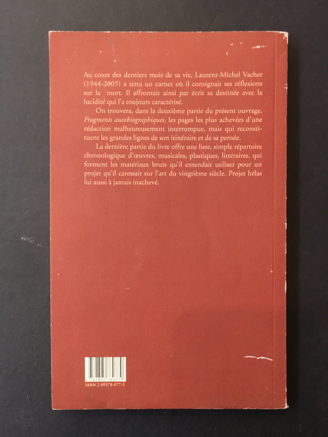 UNE PETITE FIN DU MONDE
