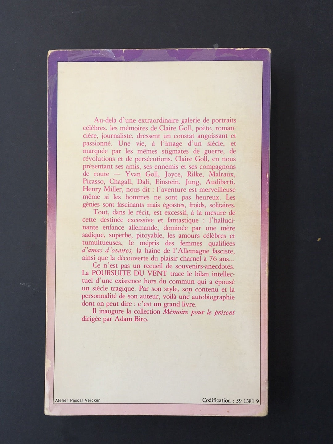 LA POURSUITE DU VENT