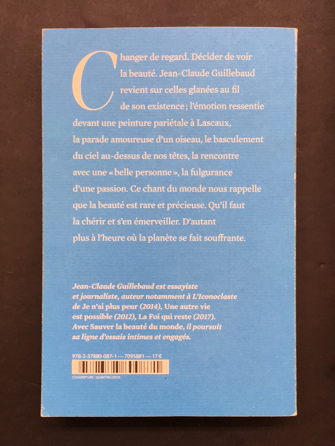 SAUVER LA BEAUTÉ DU MONDE