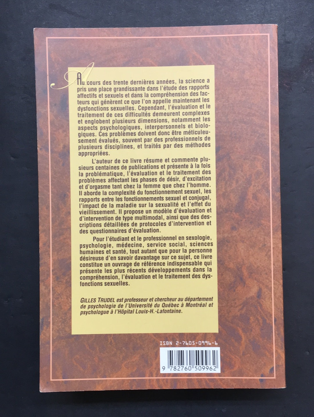 LES DYSFONCTIONS SEXUELLES