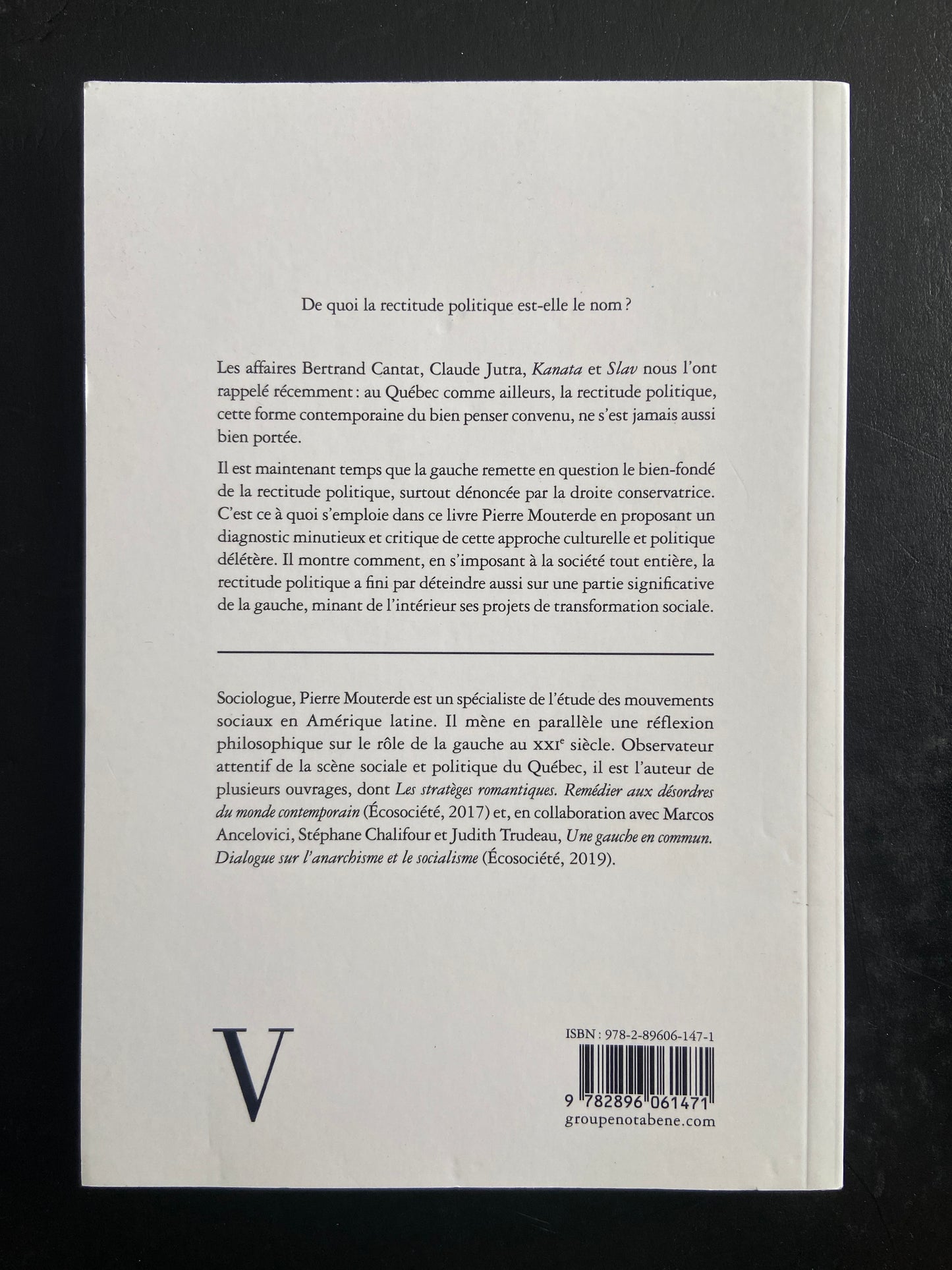LES IMPASSES DE LA RECTITUDE POLITIQUE