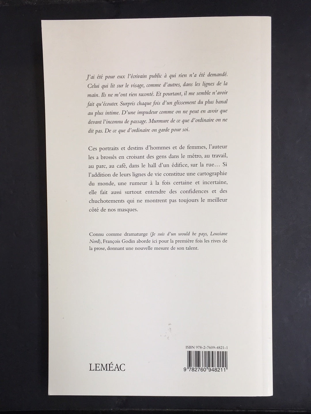 LA RUMEUR DU MONDE EST SANS BEAUTÉ