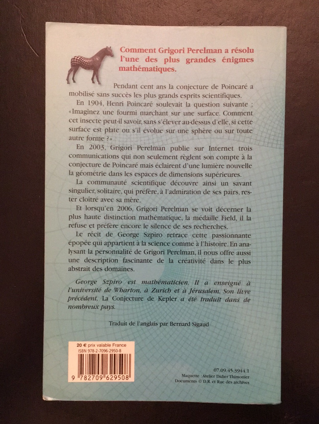 LA CONJECTURE DE POINCARÉ