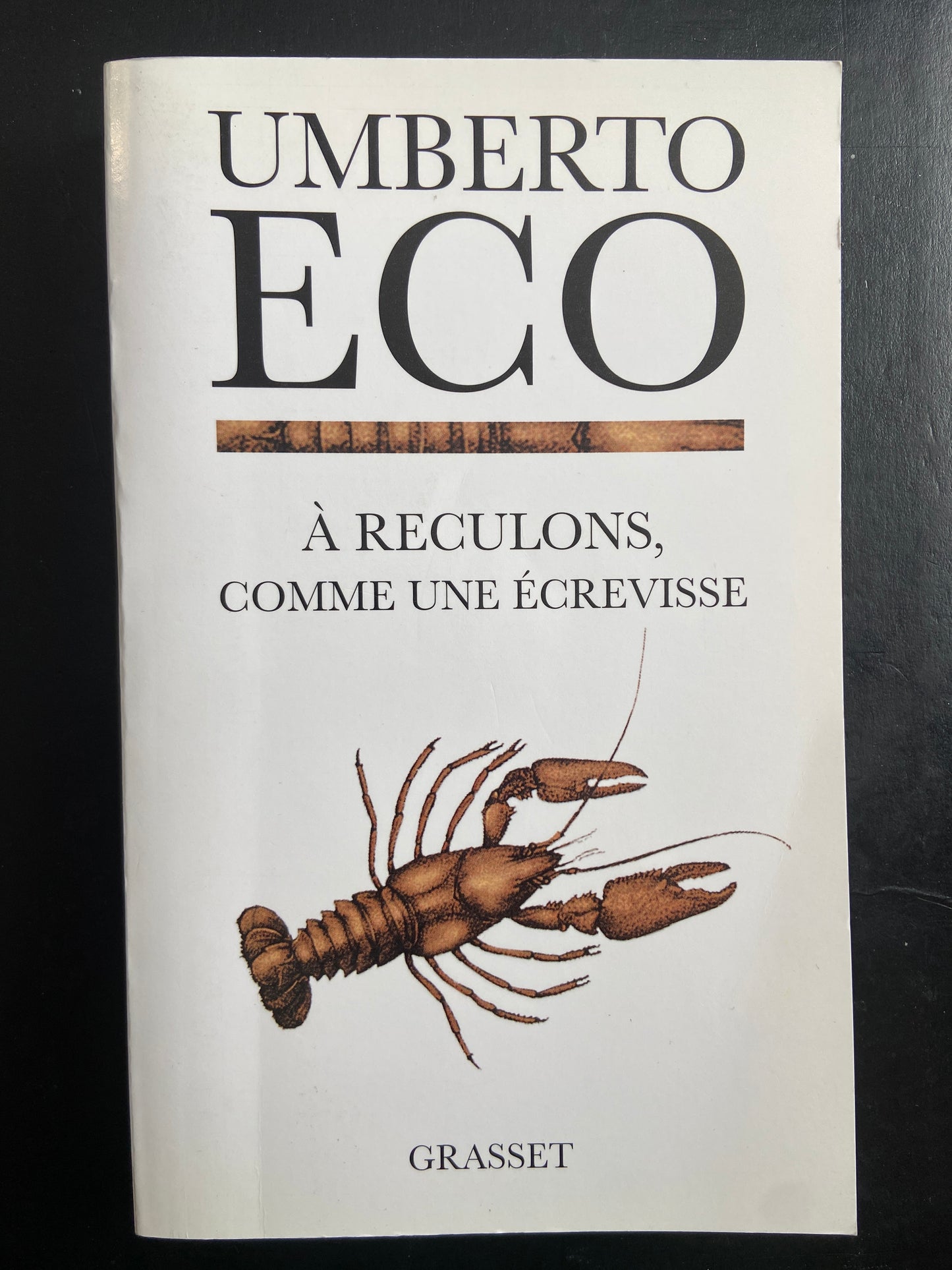 À RECULONS, COMME UNE ÉCREVISSE