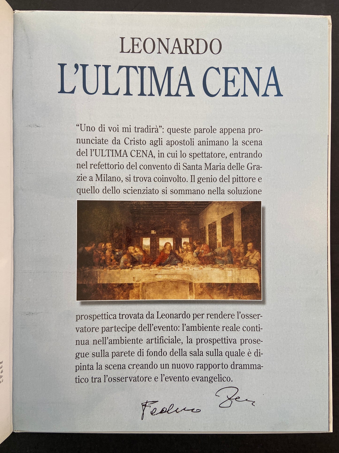 LEONARDO - L'ULTIMA CENA