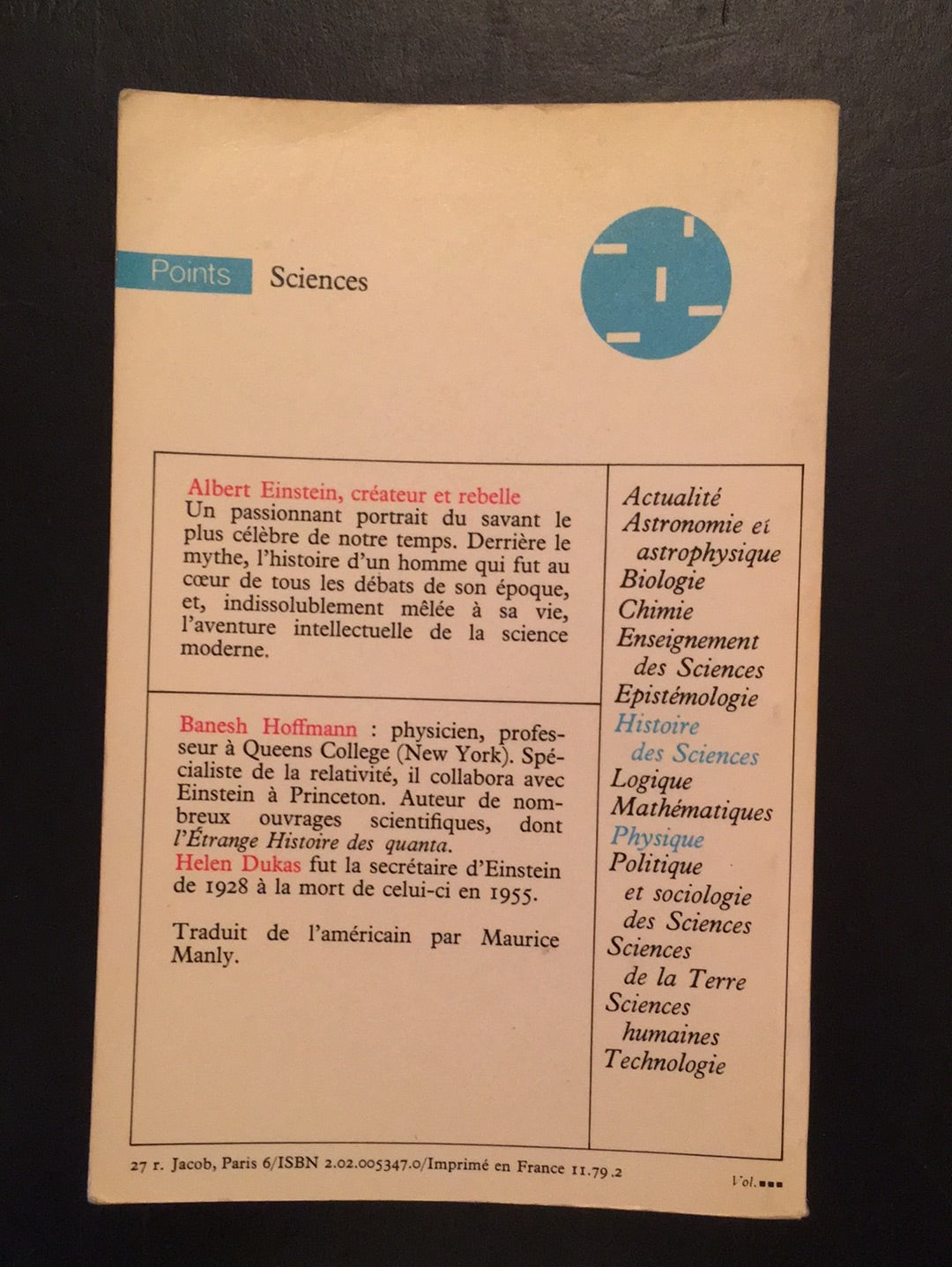 ALBERT EINSTEIN CRÉATEUR ET REBELLE