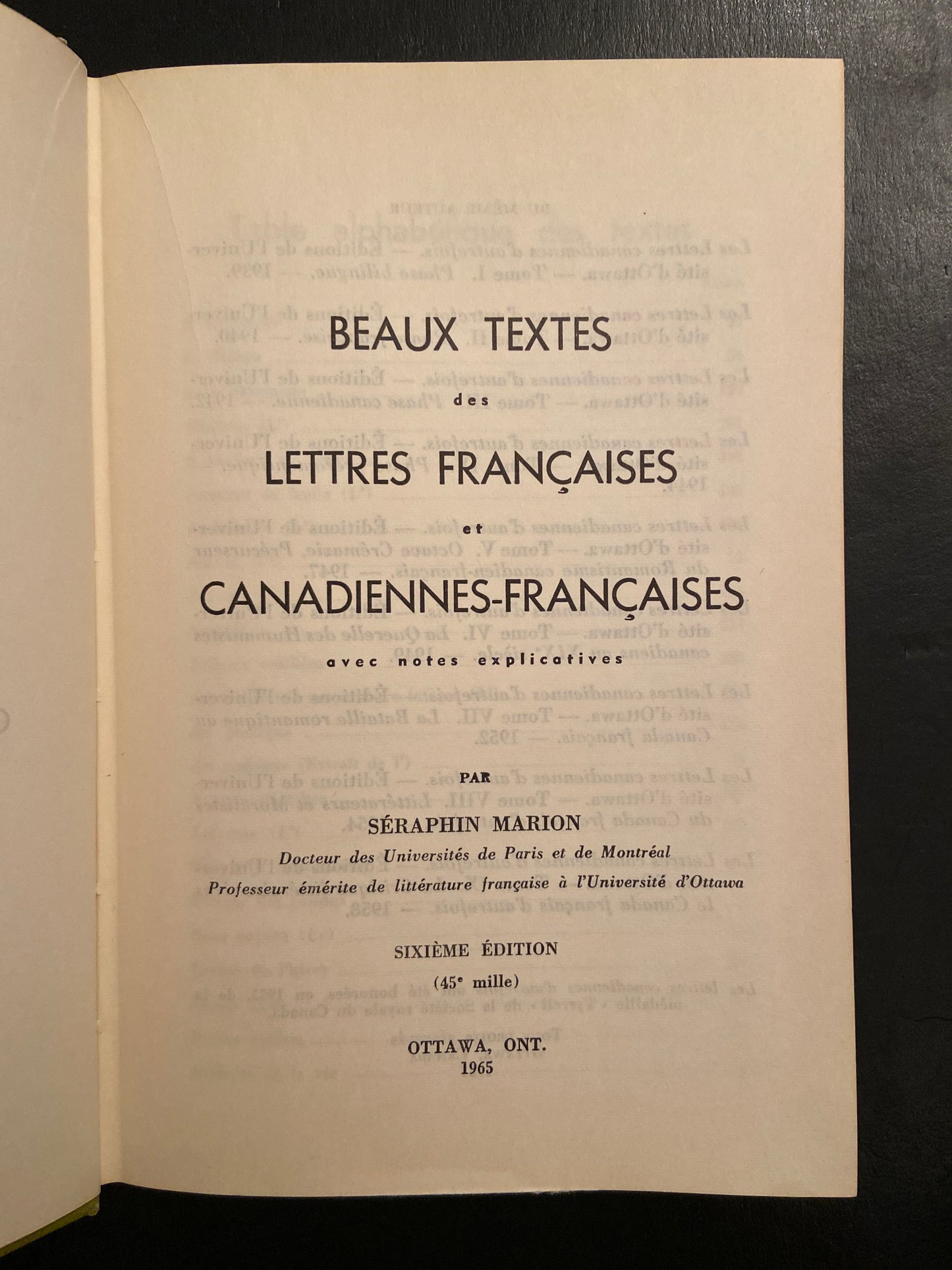 BEAUX TEXTES