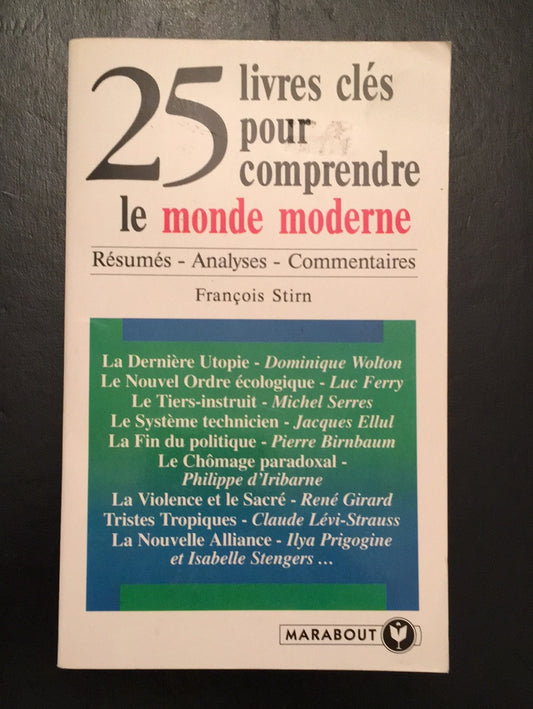 25 LIVRES CLÉS POUR COMPRENDRE LE MONDE MODERNE