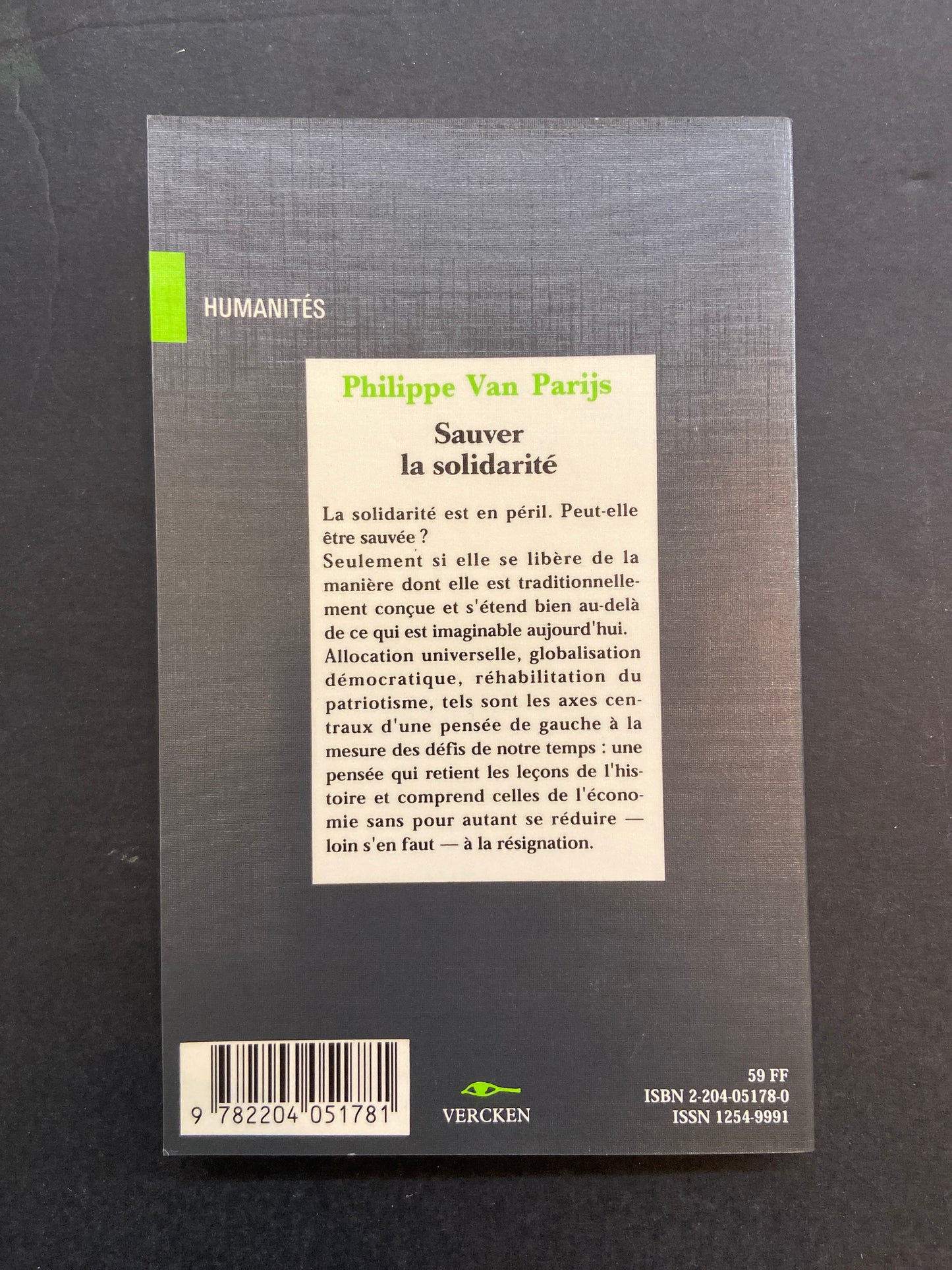 SAUVER LA SOLIDARITÉ