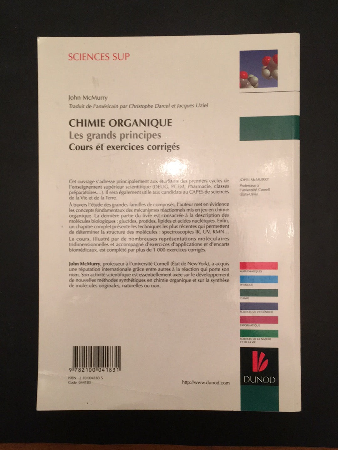CHIMIE ORGANIQUE - LES GRANDS PRINCIPES