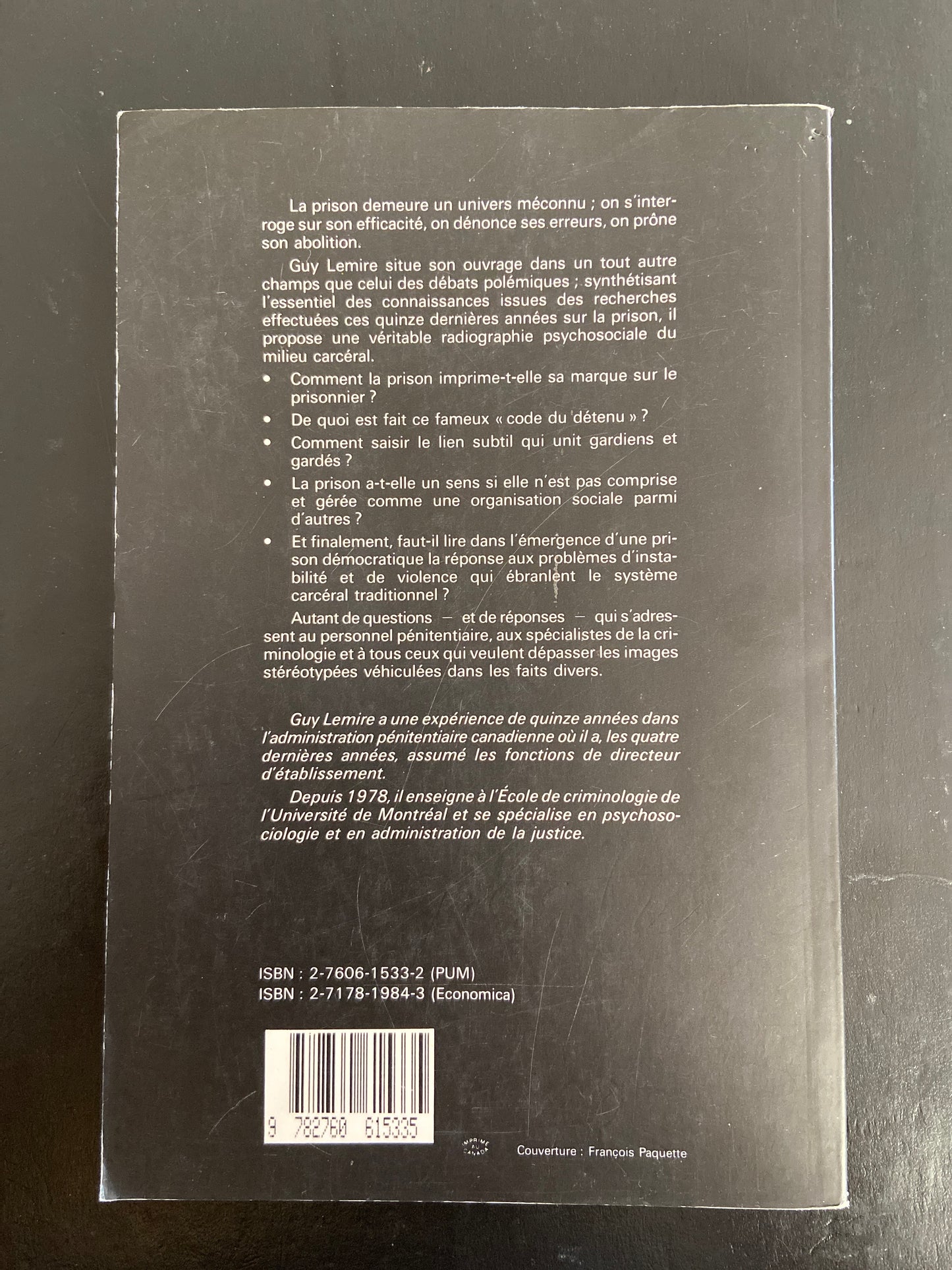 ANATOMIE DE LA PRISON