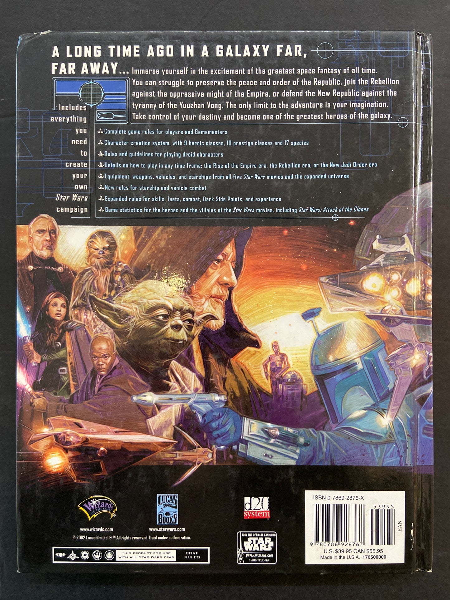 STAR WARS ROLEPLAYING GAME - REVISED CORE RULEBOOK
