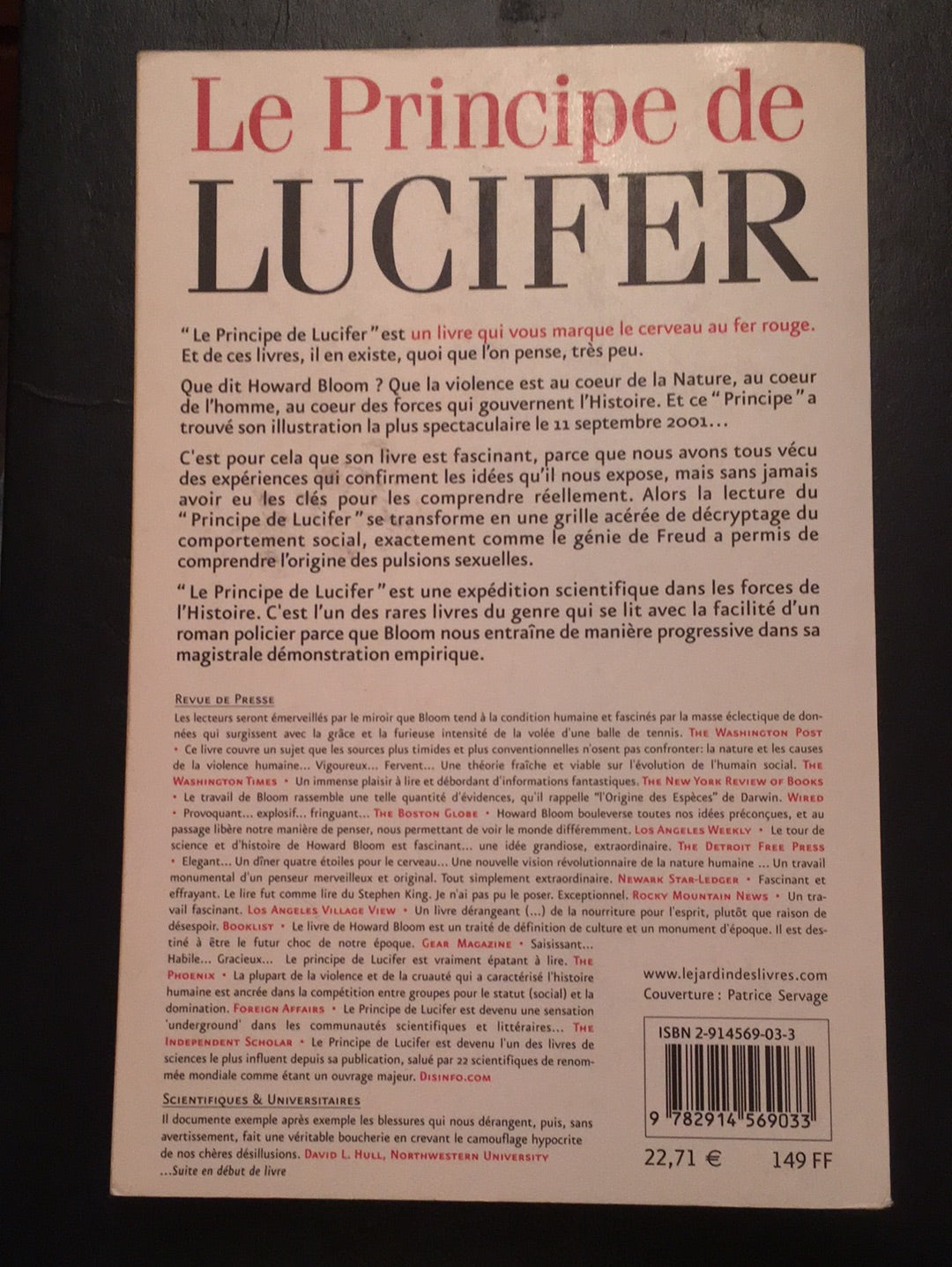 LE PRINCIPE DE LUCIFER