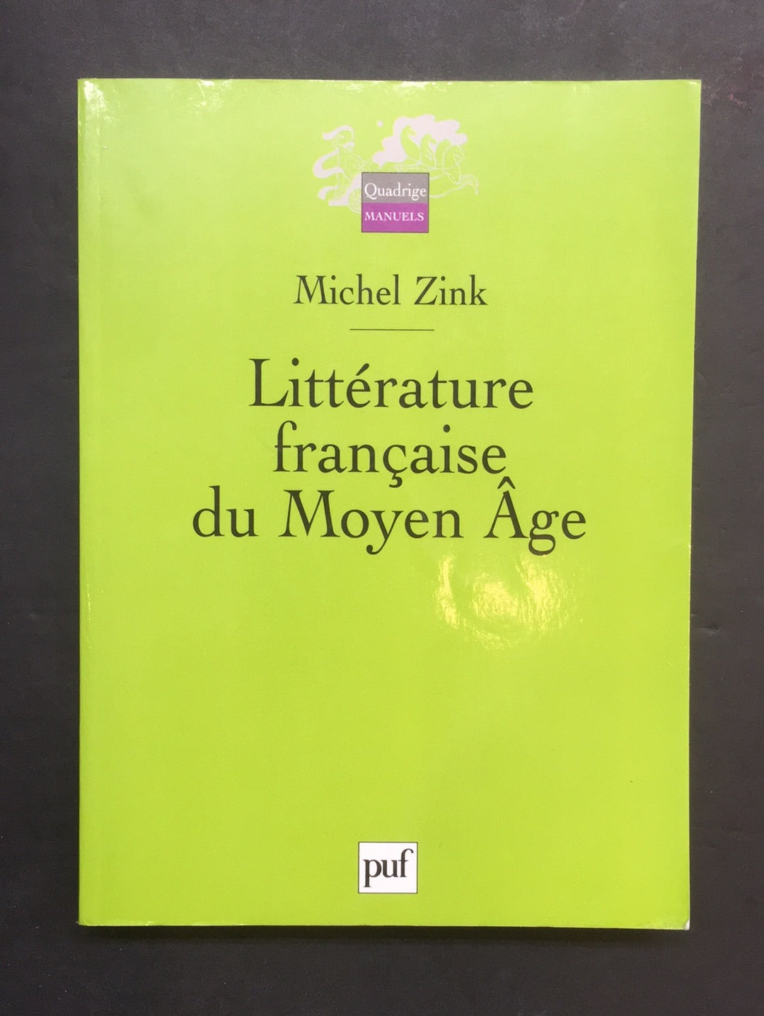 LITTÉRATURE FRANÇAISE DU MOYEN ÂGE