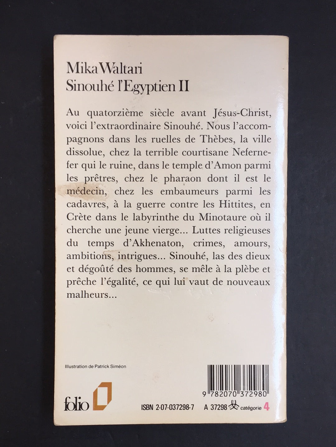 SINOUHÉ L'ÉGYPTIEN - TOME 02