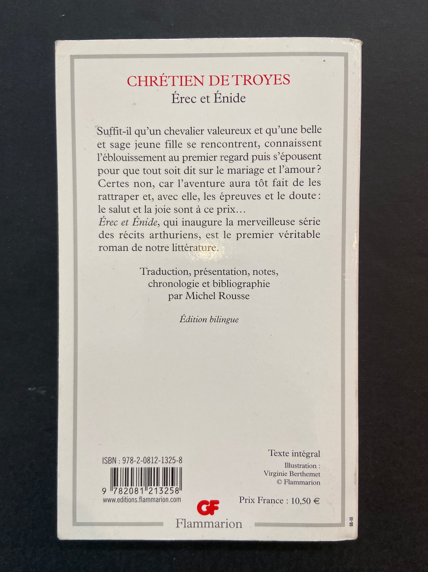 ÉREC ET ÉNIDE (BILINGUE)