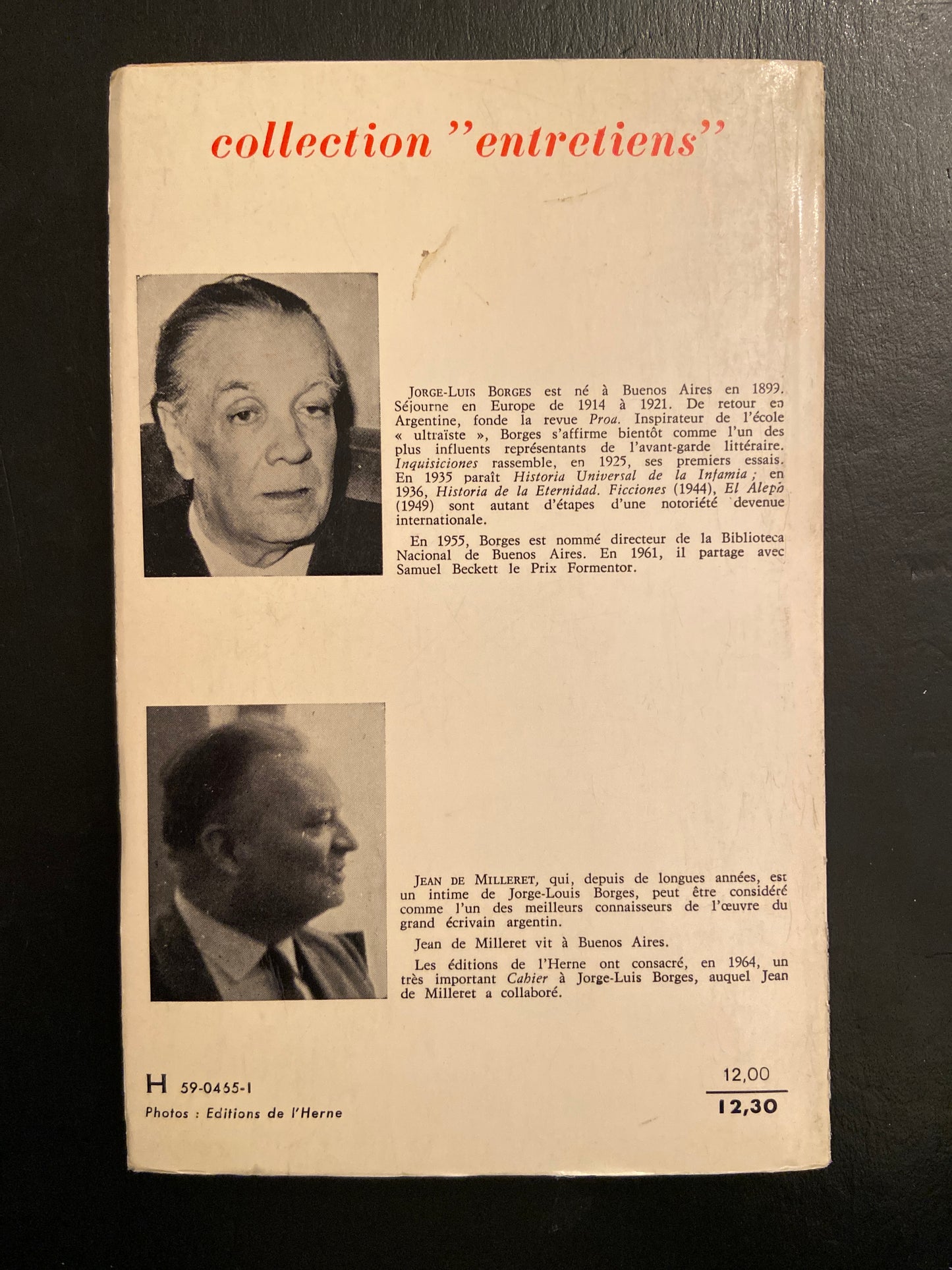 ENTRETIENS AVEC JORGE-LUIS BORGES