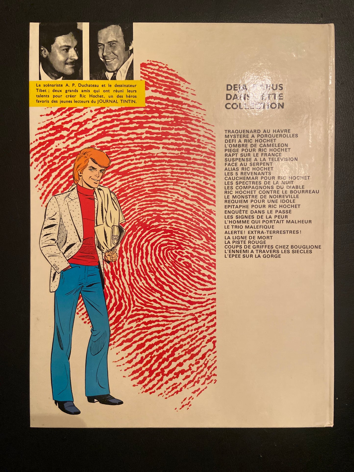 RIC HOCHET - L'ÉPÉE SUR LA GORGE