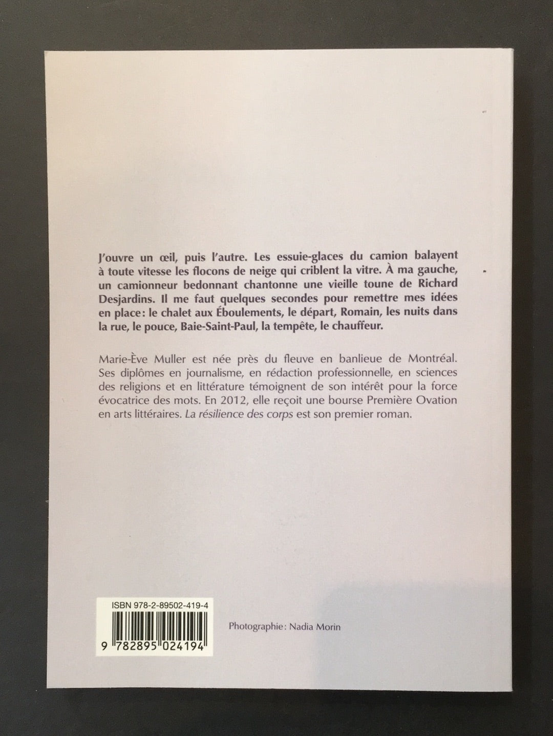 LA RÉSILIENCE DES CORPS