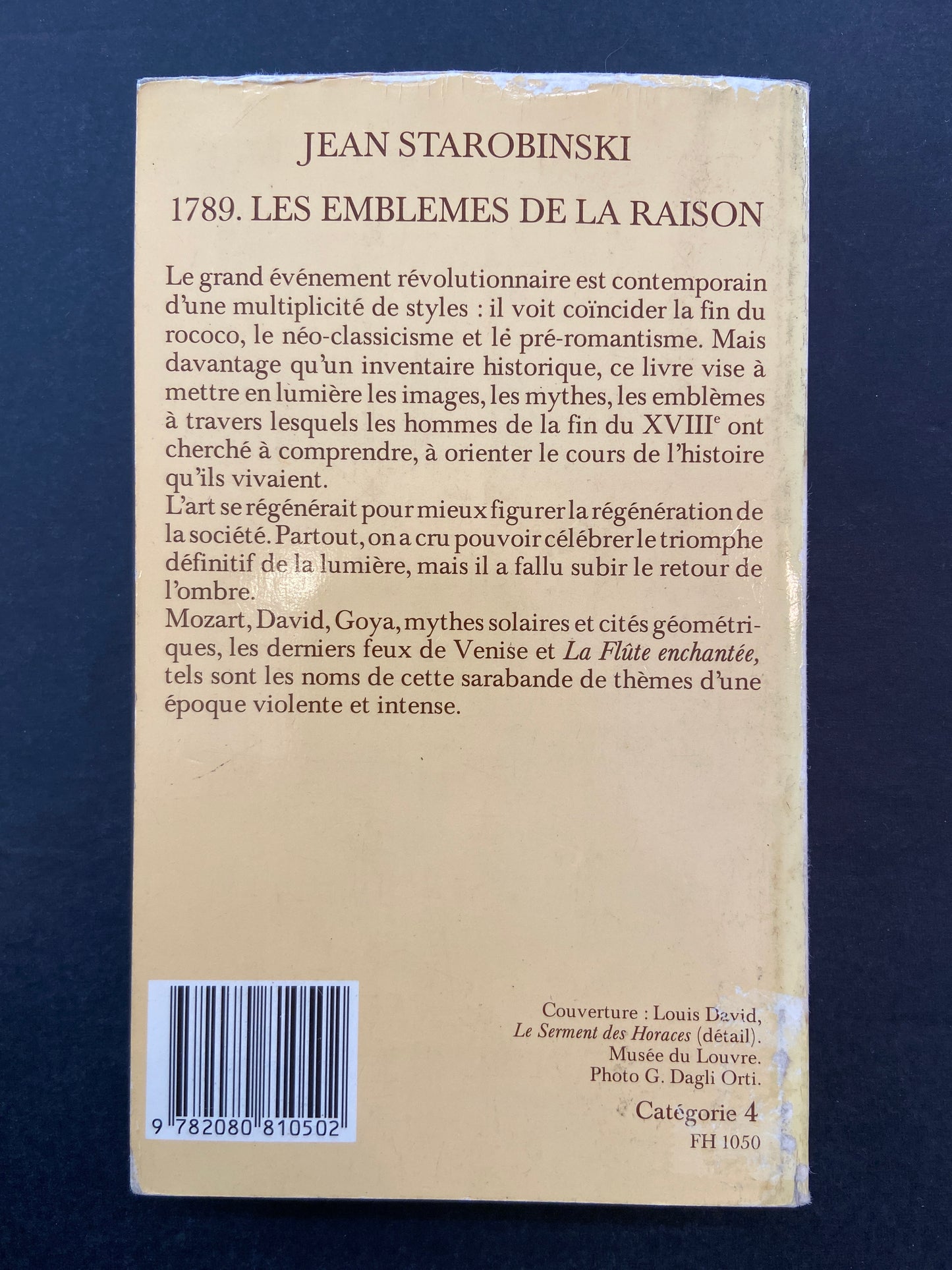 1789 - LES EMBLÈMES DE LA RAISON