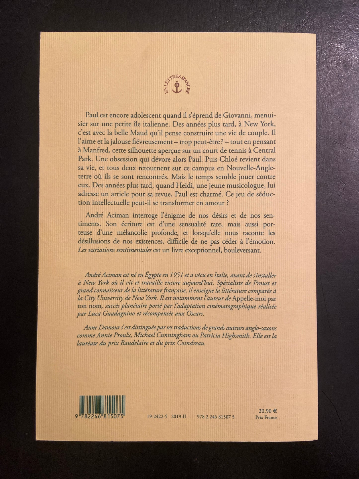 LES VARIATIONS SENTIMENTALES