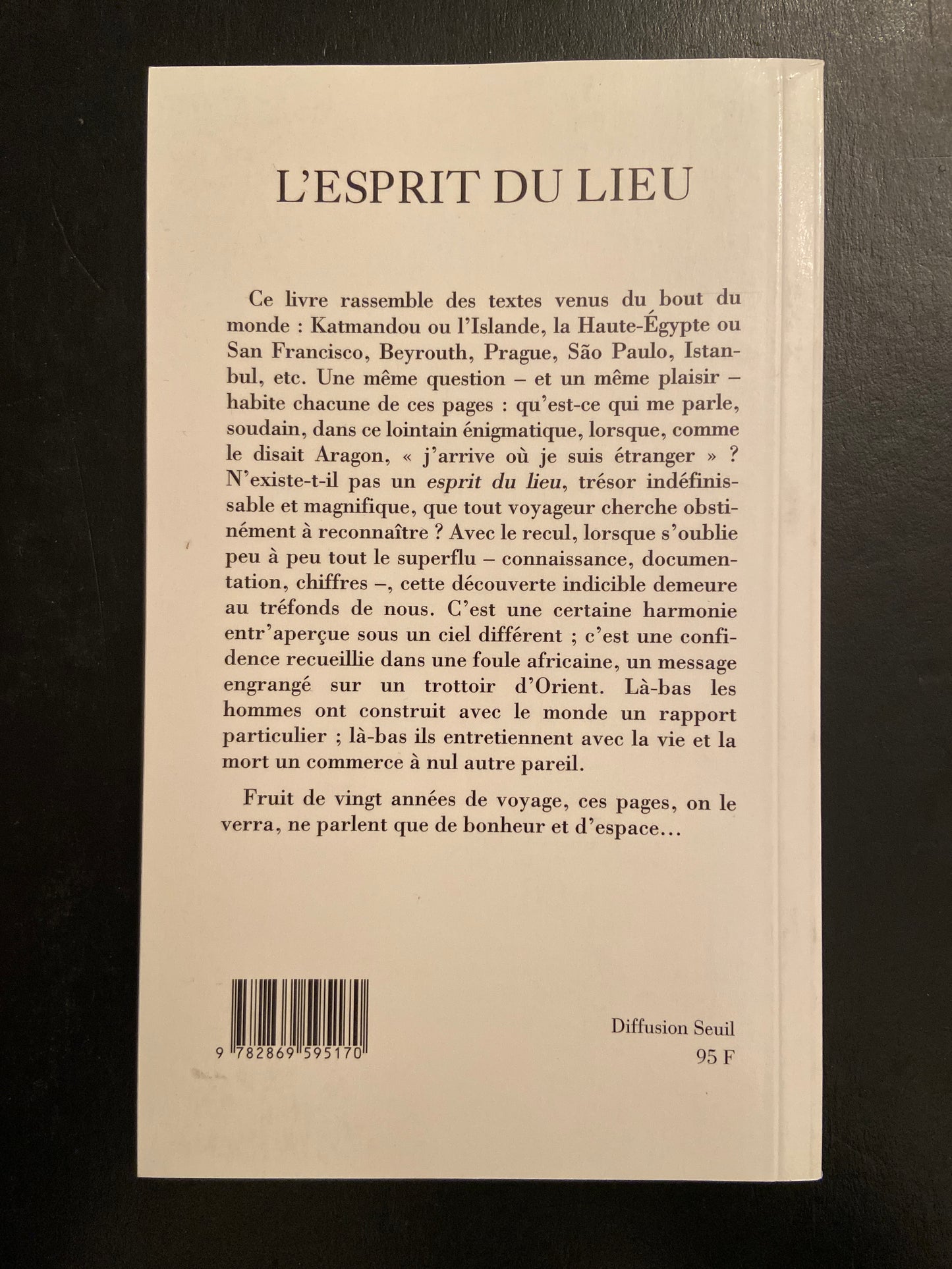 L'ESPRIT DU LIEU
