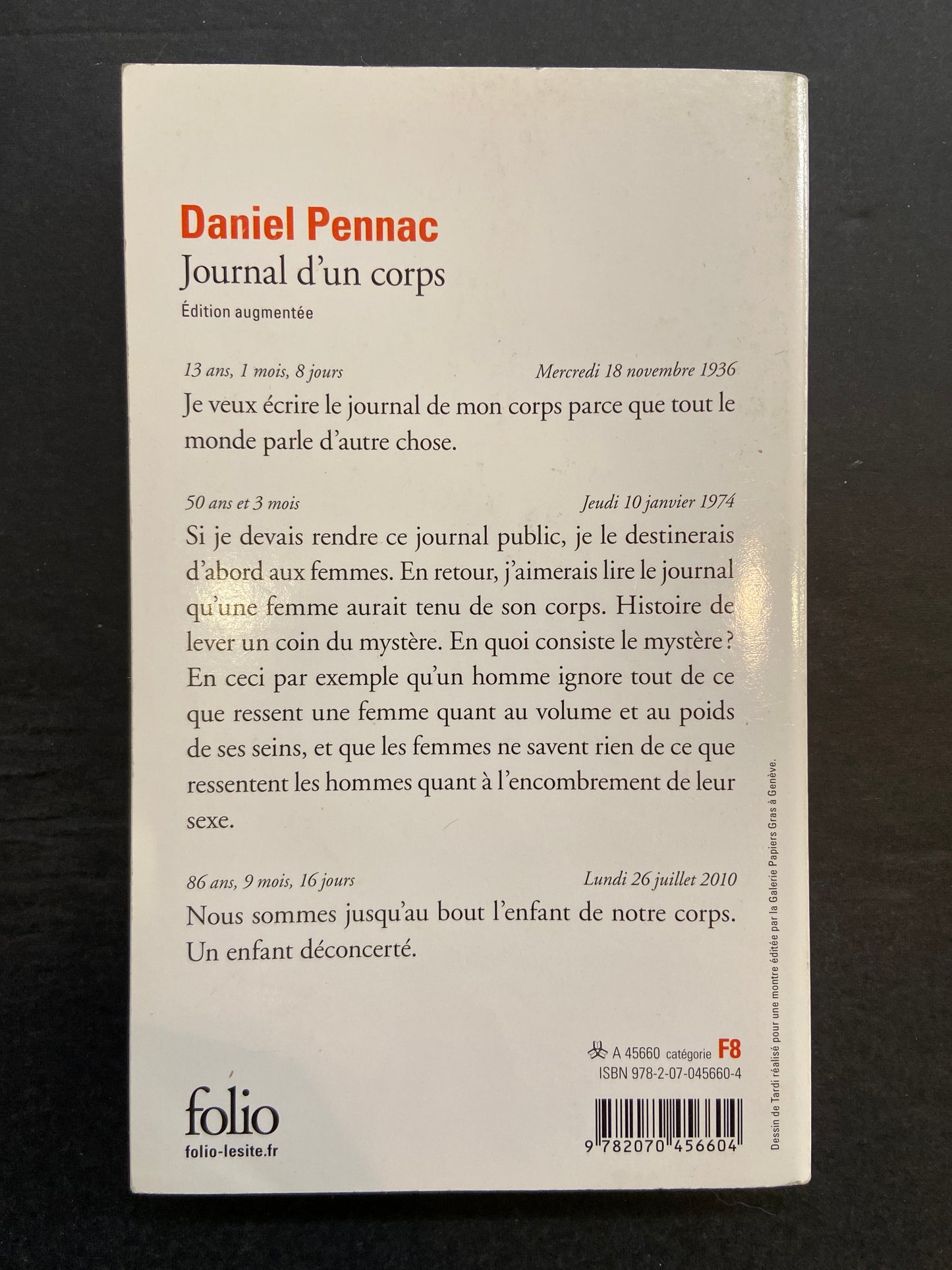 JOURNAL D'UN CORPS