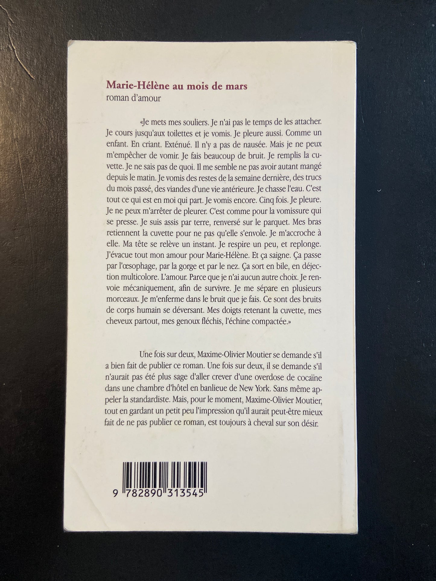 MARIE-HÉLÈNE AU MOIS DE MARS