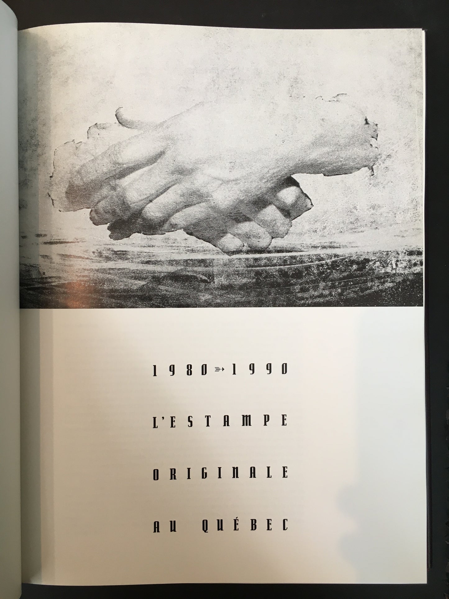 L'ESTAMPE ORIGINALE AU QUÉBEC 1980 1990