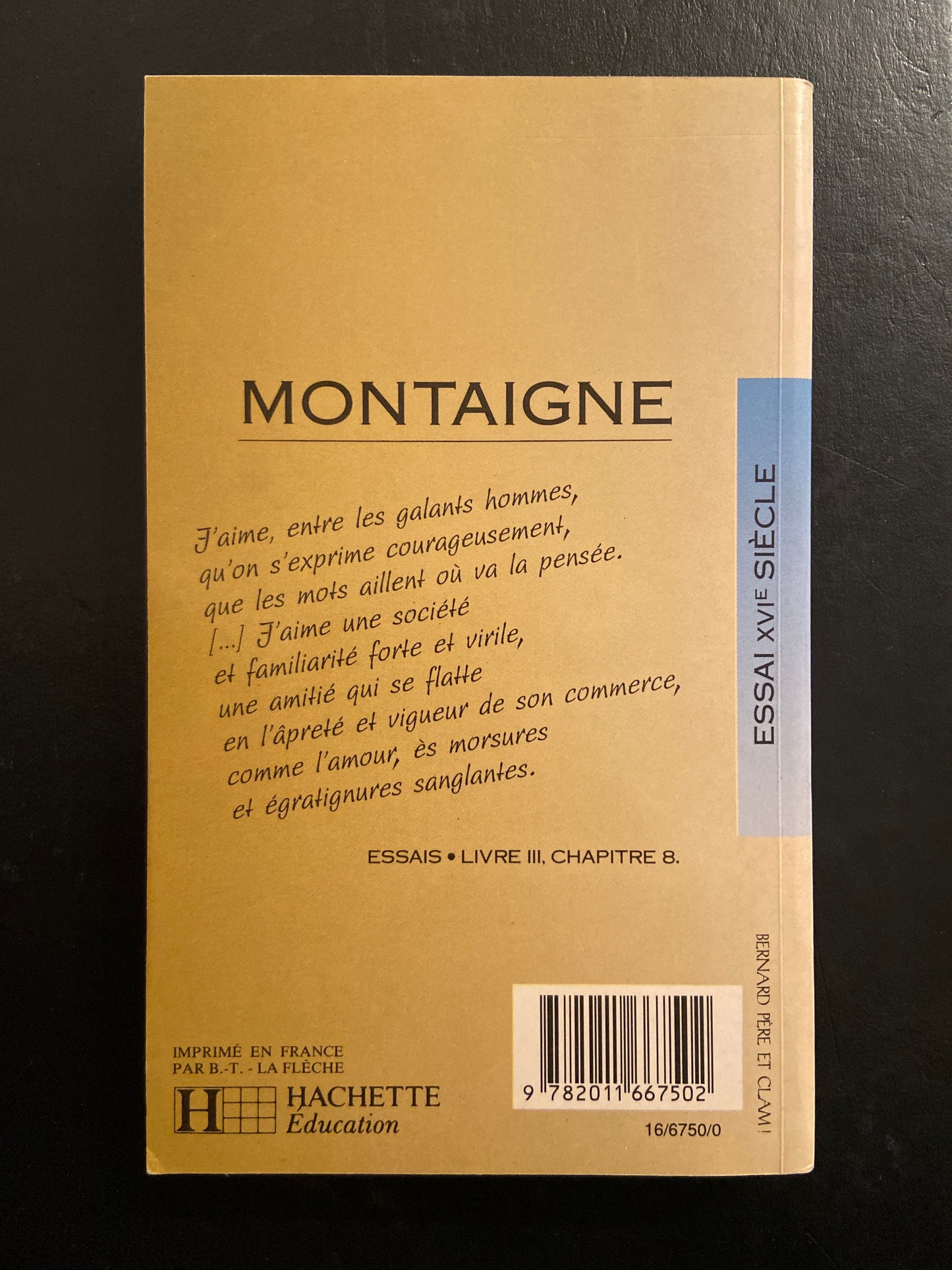 ESSAIS MONTAIGNE