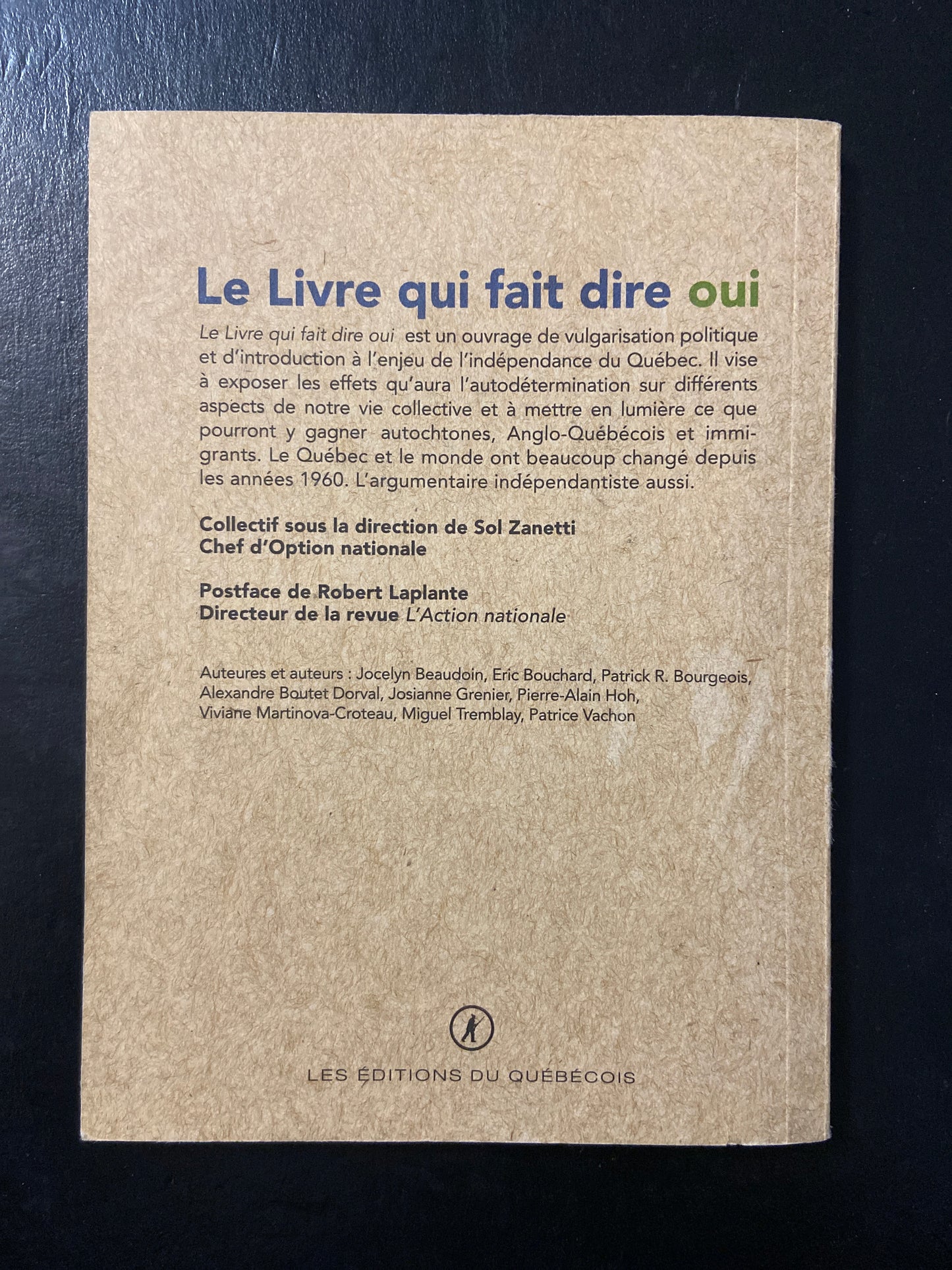 LE LIVRE QUI FAIT DIRE OUI