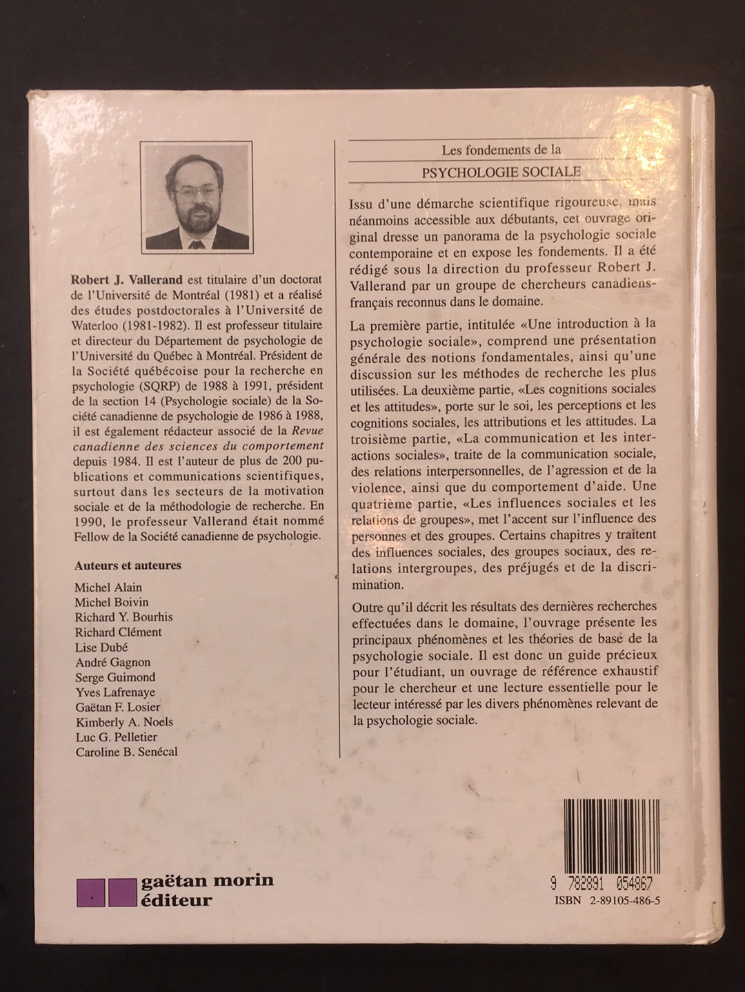 LES FONDEMENTS DE LA PSYCHOLOGIE SOCIALE