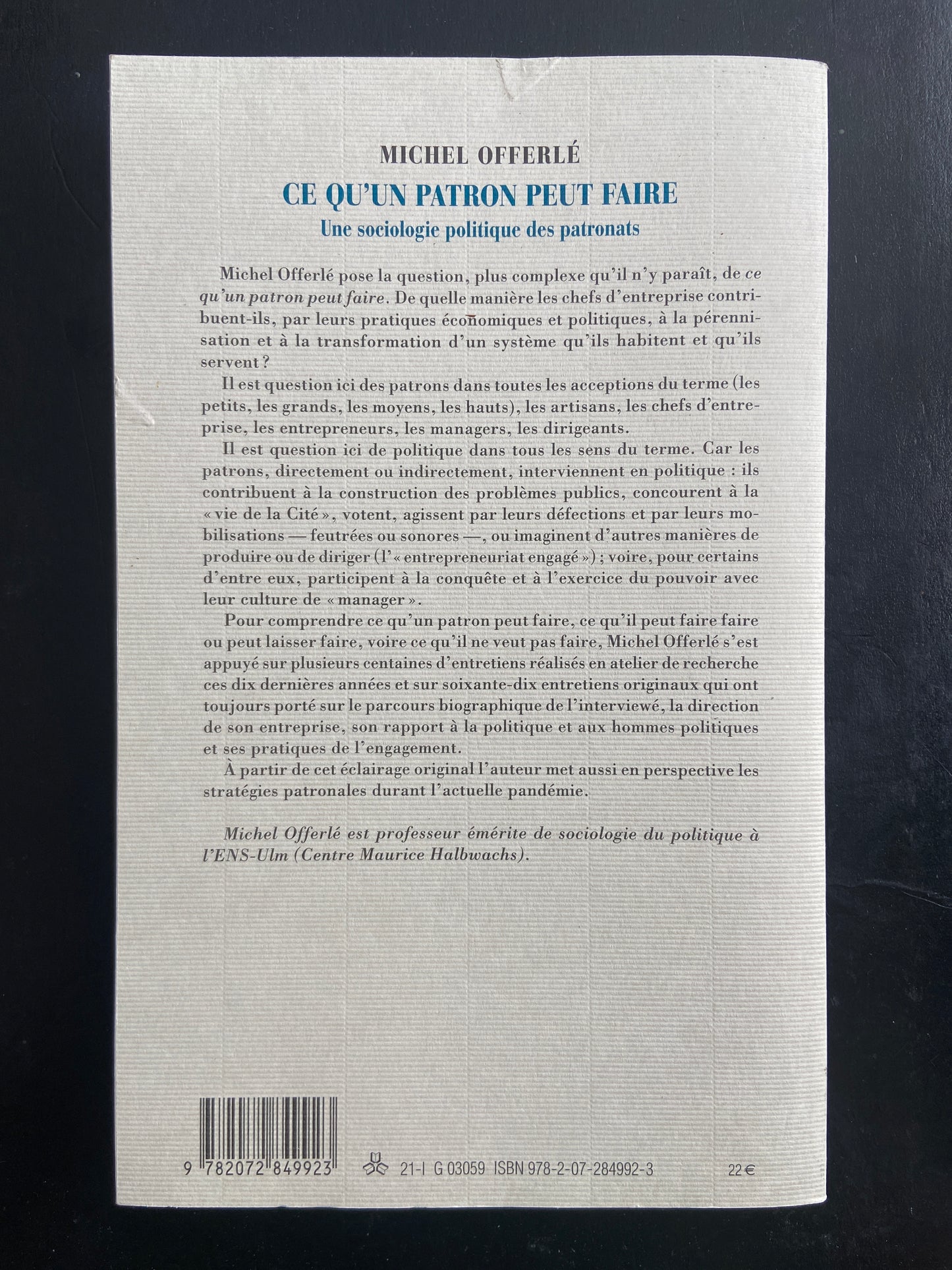 CE QU'UN PATRON PEUT FAIRE