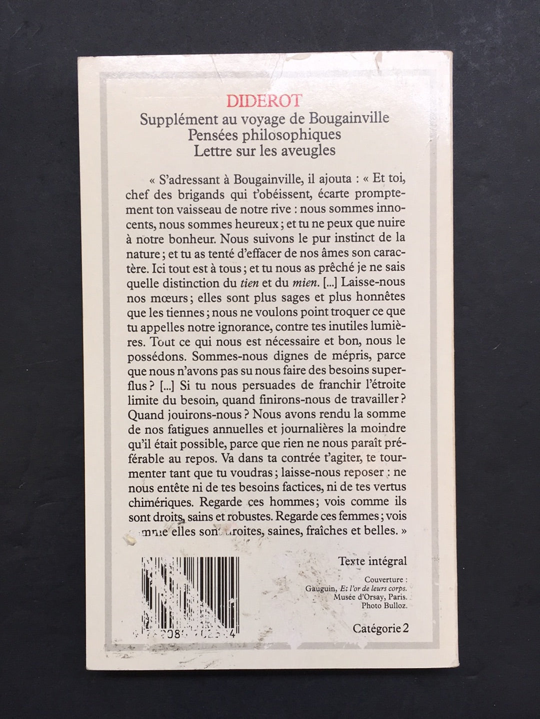 SUPPLÉMENT AU VOYAGE DE BOUGAINVILLE