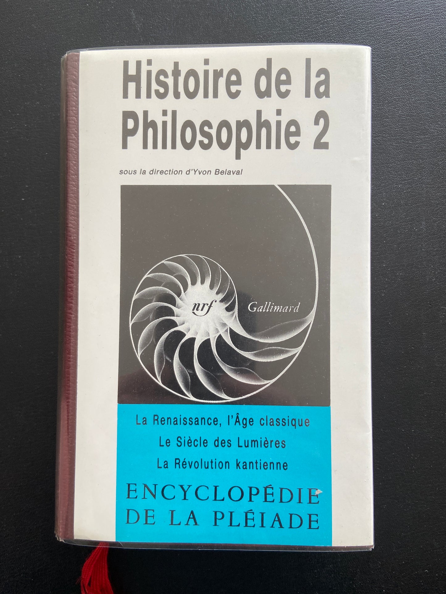 HISTOIRE DE LA PHILOSOPHIE - TOME 2