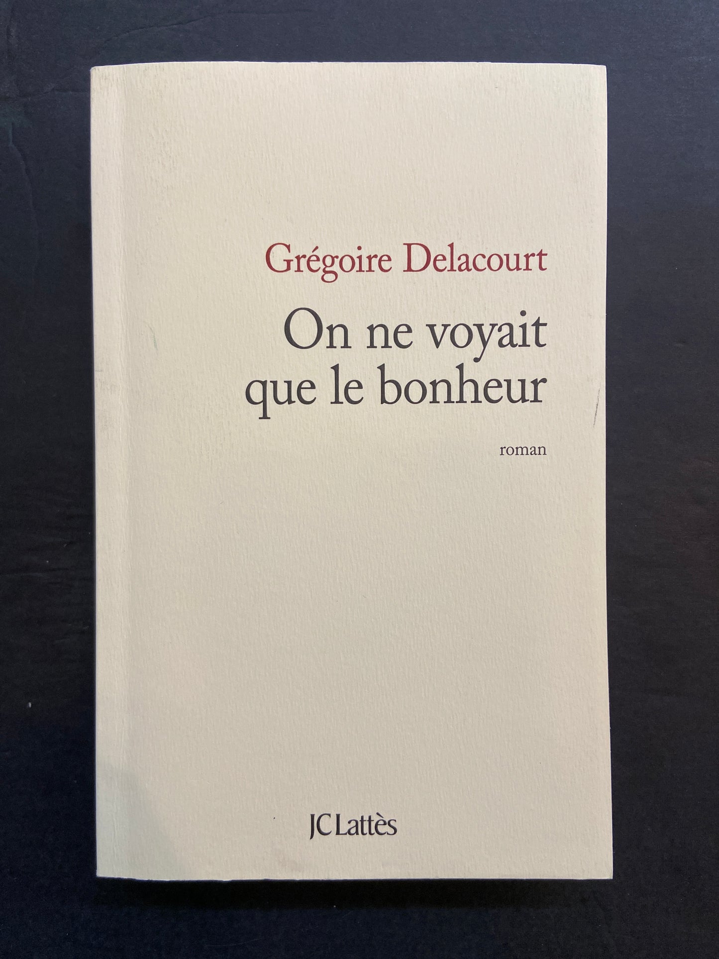 ON NE VOYAIT QUE LE BONHEUR