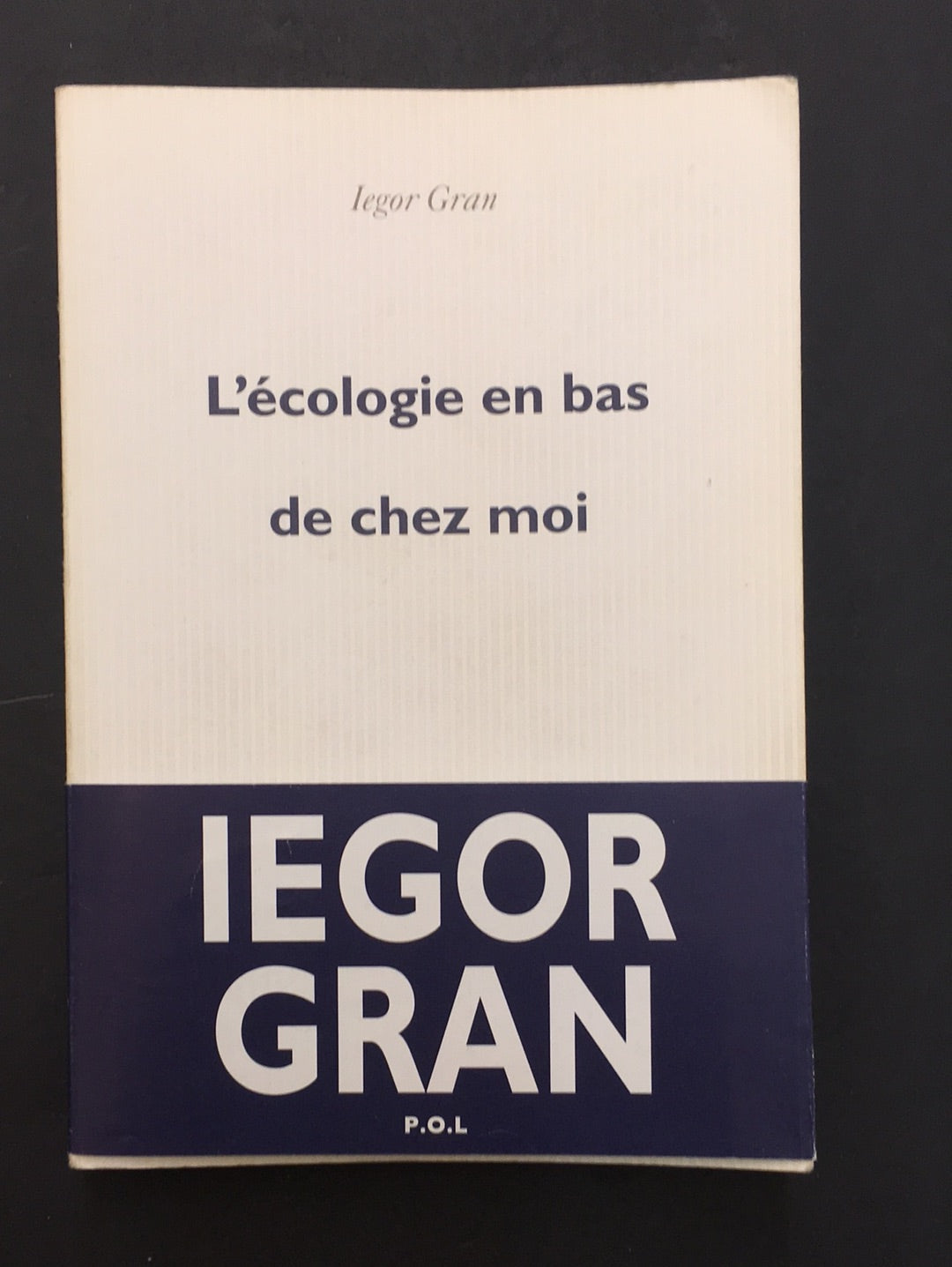 L'ÉCOLOGIE EN BAS DE CHEZ MOI